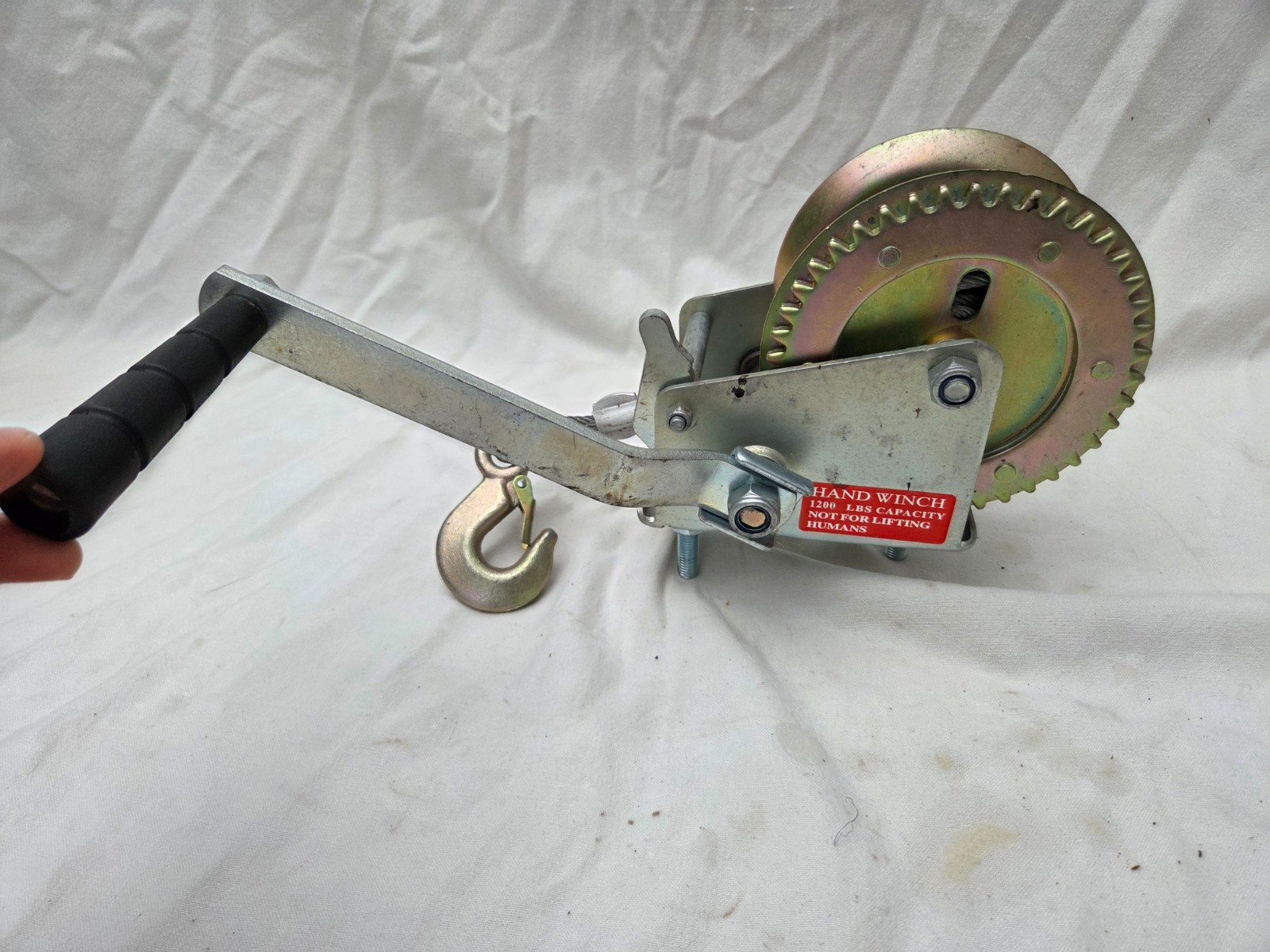 Metal Hand Winch 1200 lbs Capacity