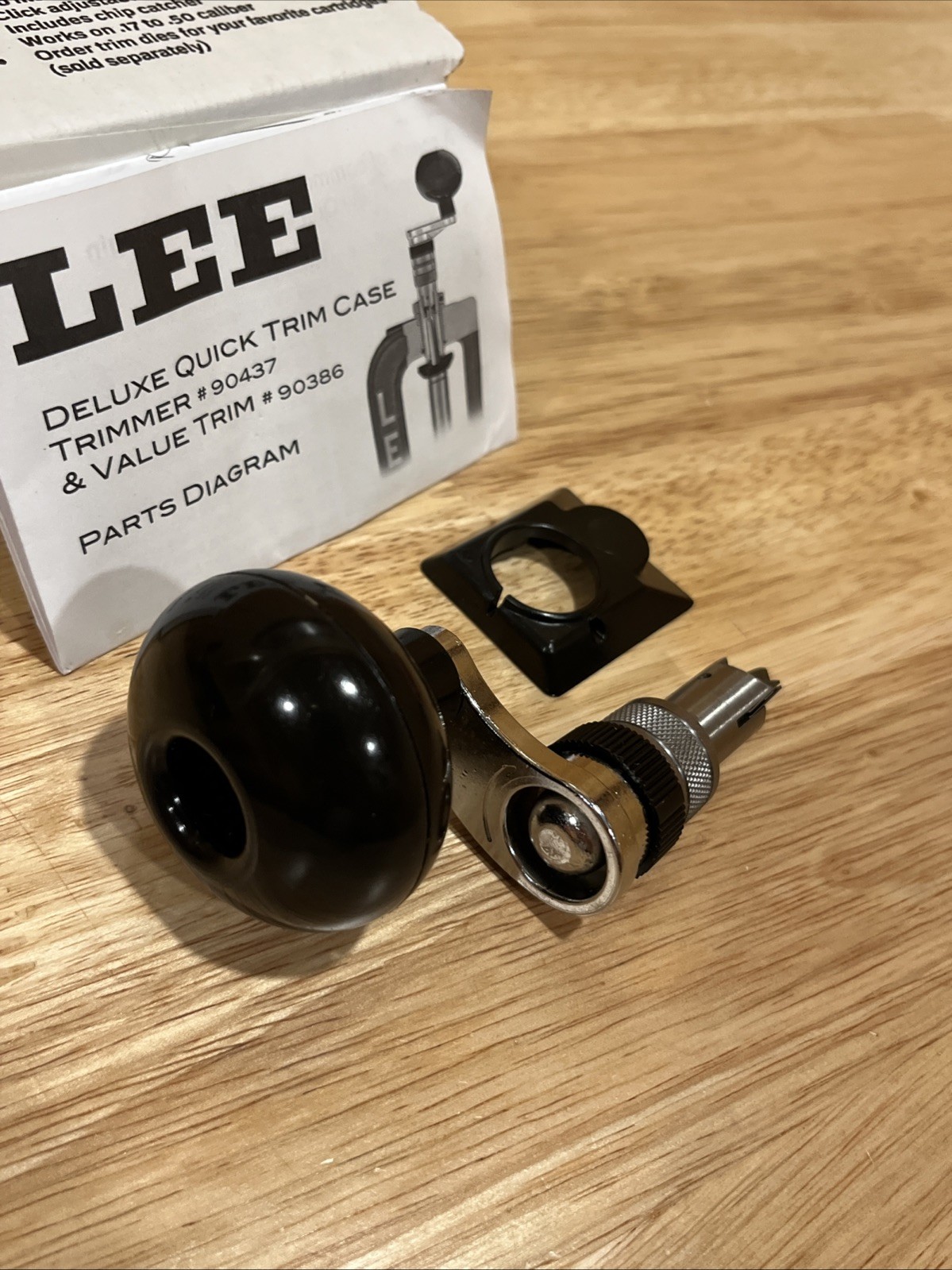 Lee Deluxe Quick Trim Case Trimmer - 90437 Reloading Opened Box