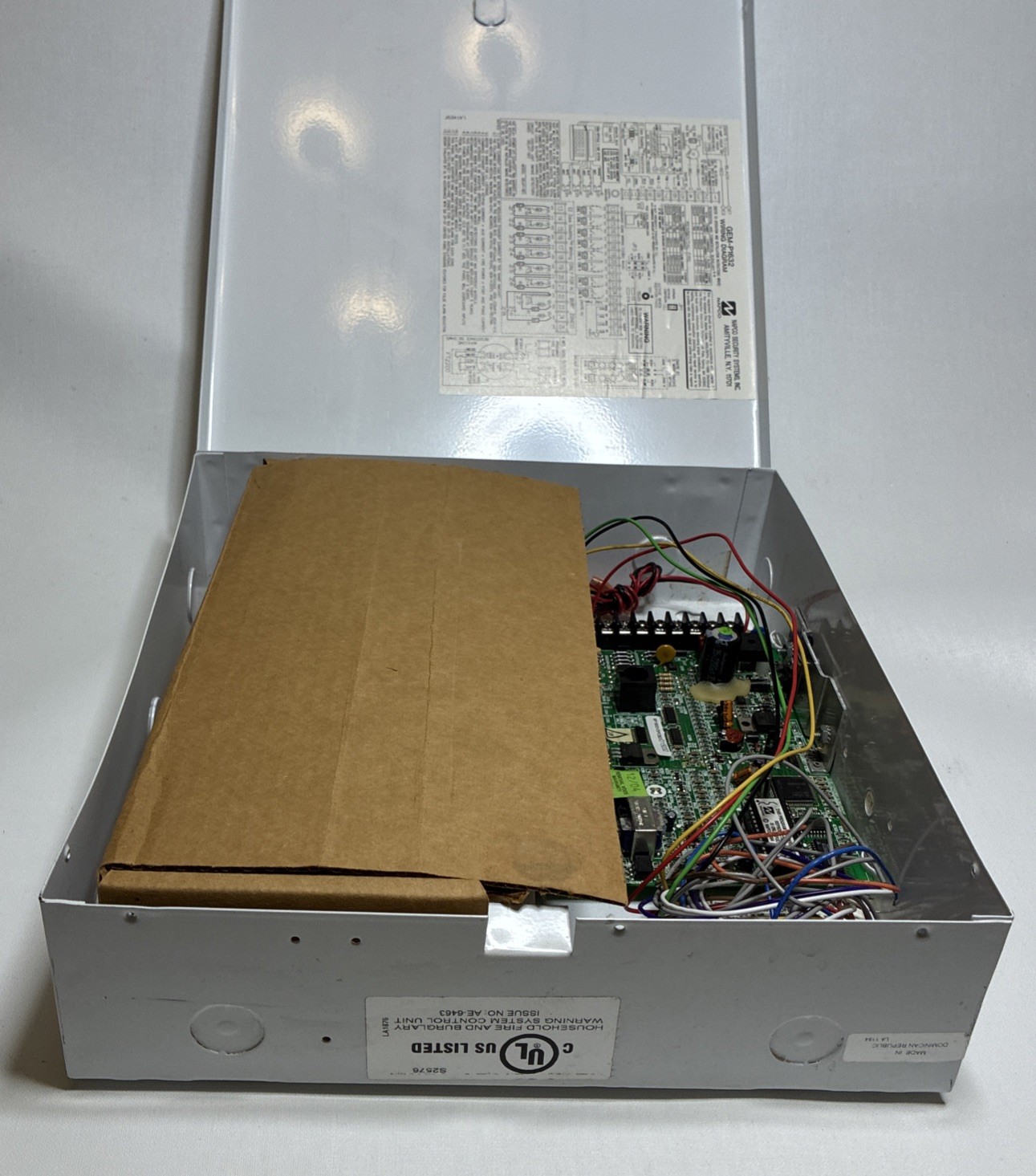 Napco GEM-P1632 Gemini Security Board Panel and Enclosure Case