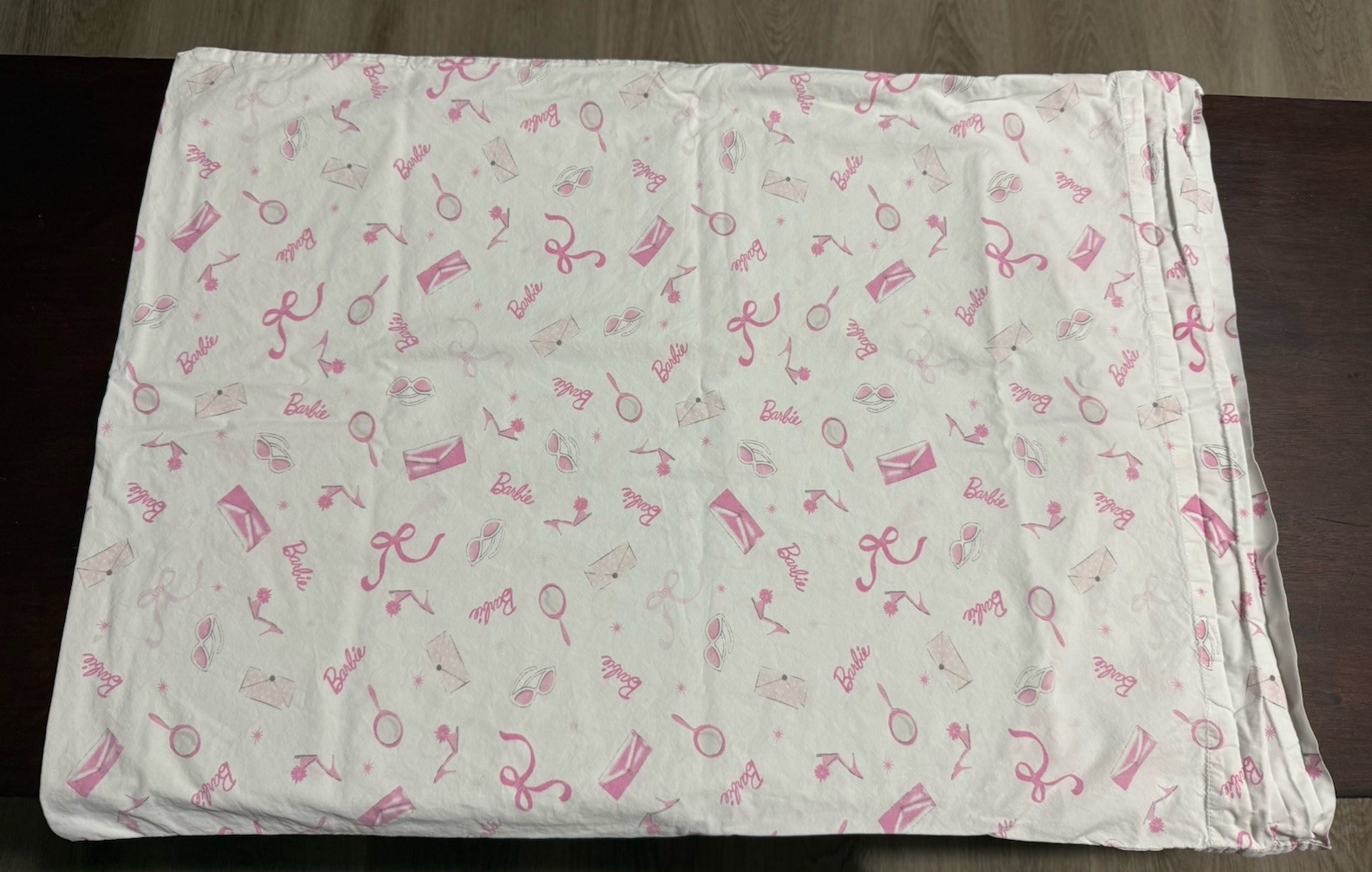 Pottery Barn Kids Barbie 1-Pillowcase Standard Cotton Organic