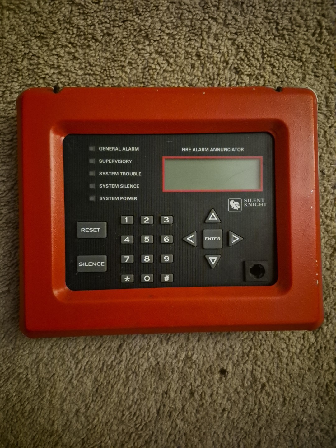 00RA - 1000R / RA-1000R Silent Knight Honeywell Annunciator RED