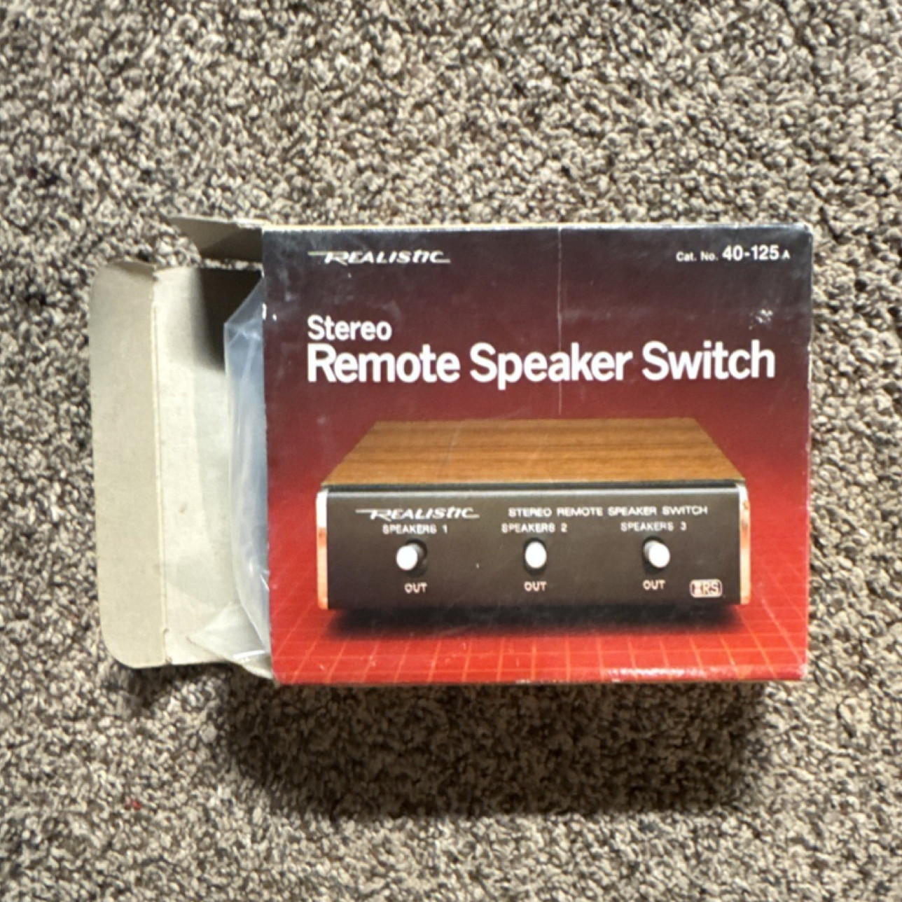 Realistic Remote Speaker Selector 40-125A Brown Black Universal Compatible