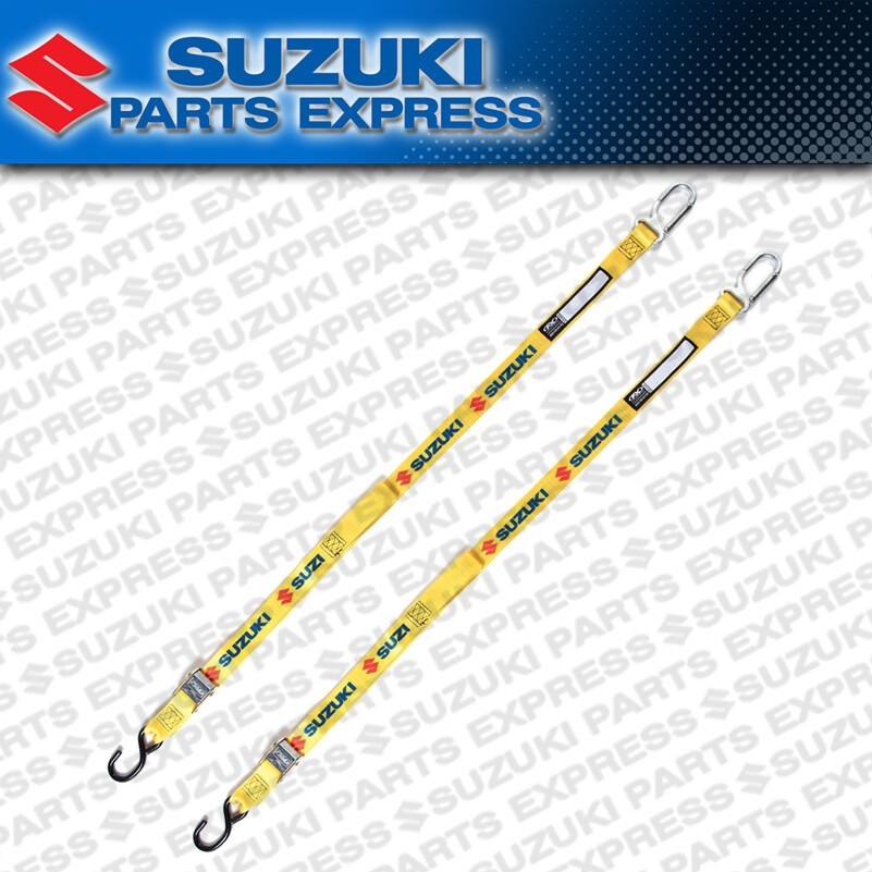 NEW GENUINE SUZUKI FACTORY EFFEX TIE DOWN CARABINER SET YELLOW 990A0-99010-YEL