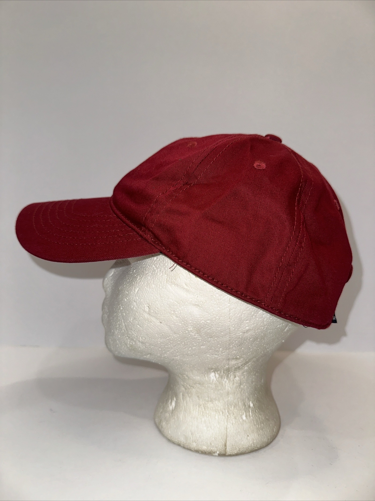 Hogwarts Logo with Black White Gold H on Maroon Hat Cap Harry Potter Hook Loop