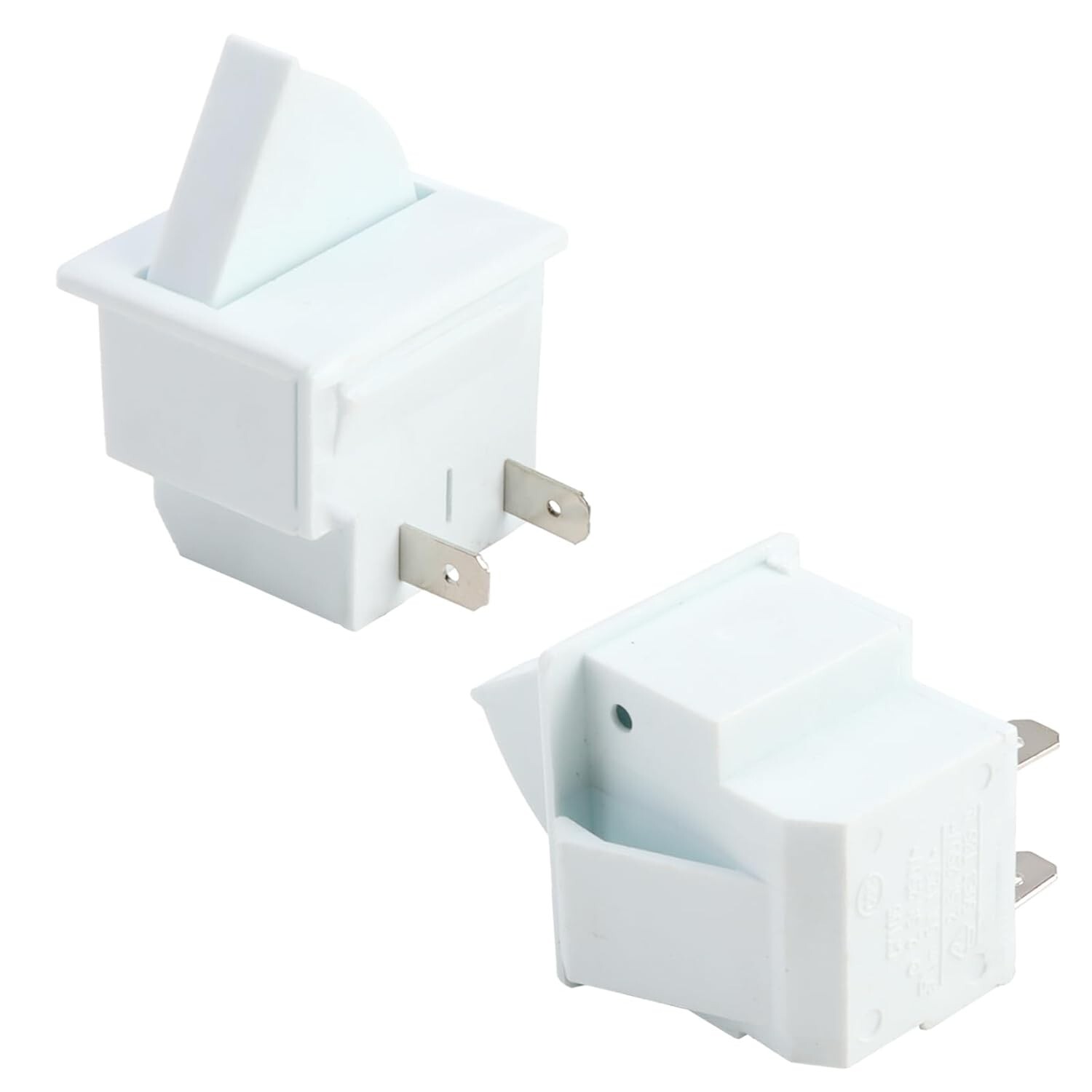 2Pcs Refrigerator Door Light Switch 2 Feet Compatible for GE Whirlpool, Maytag