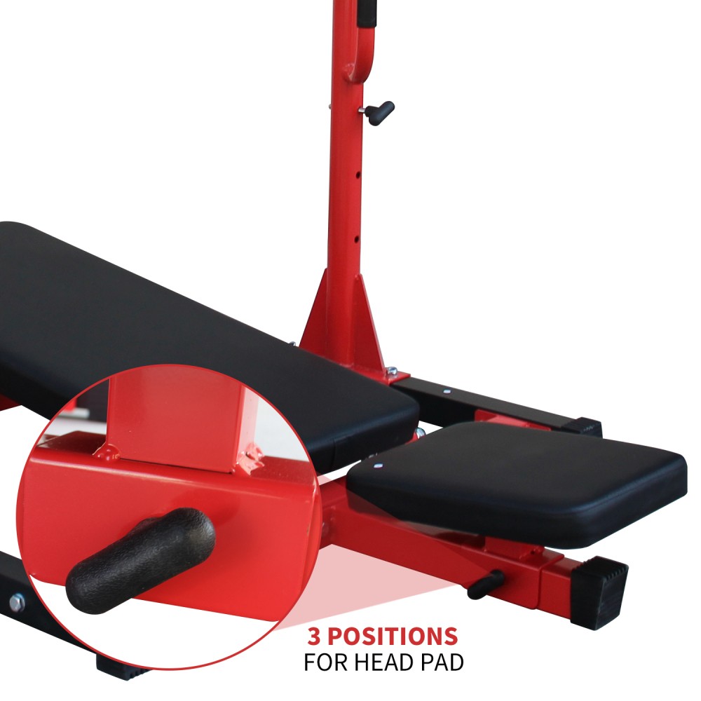 Vertical Leg Press Machine, Adjustable Positions, 2" Olympic Compatible