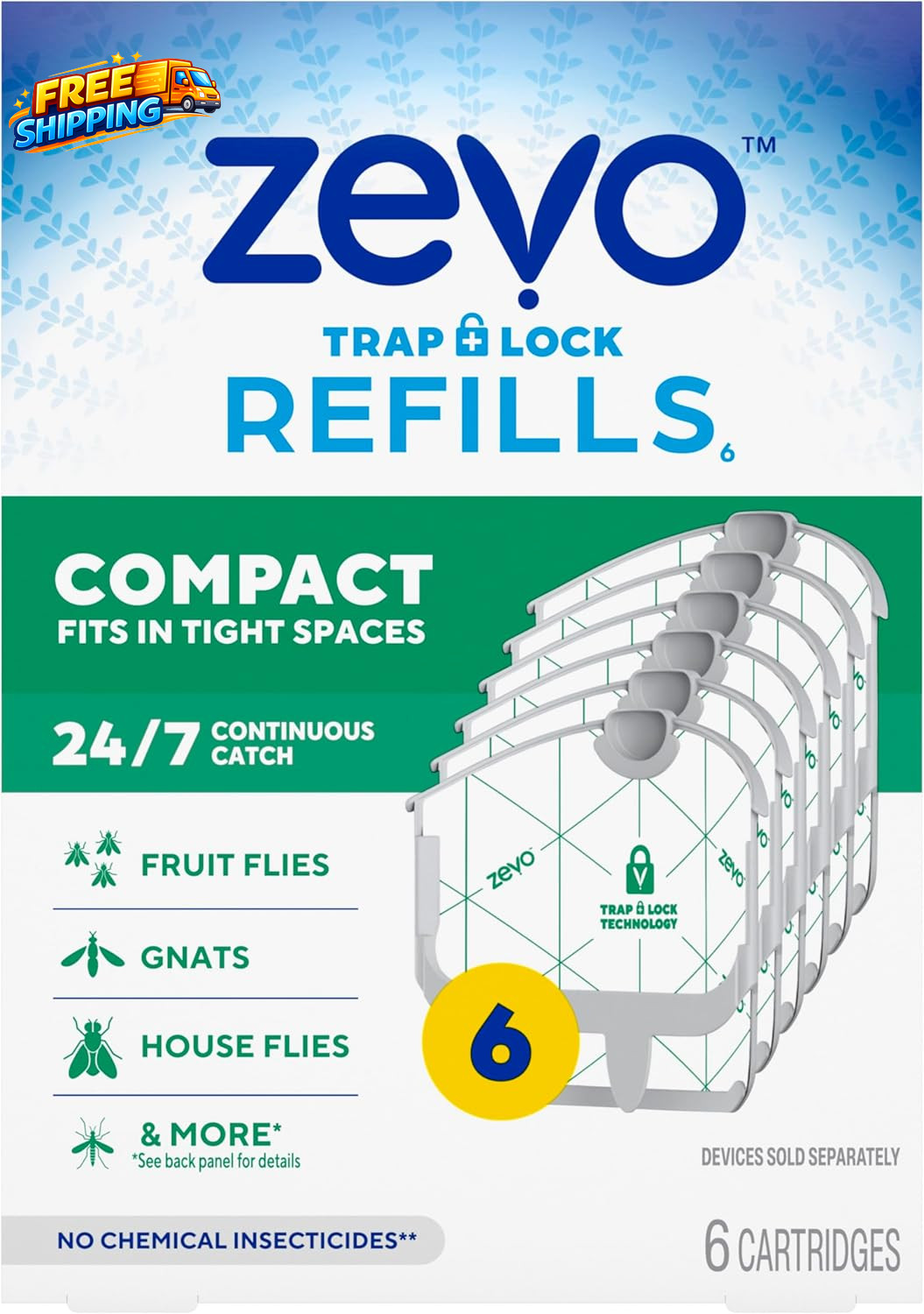 Compact Flying Insect Trap Official Refill Cartridges  Fits Compact...