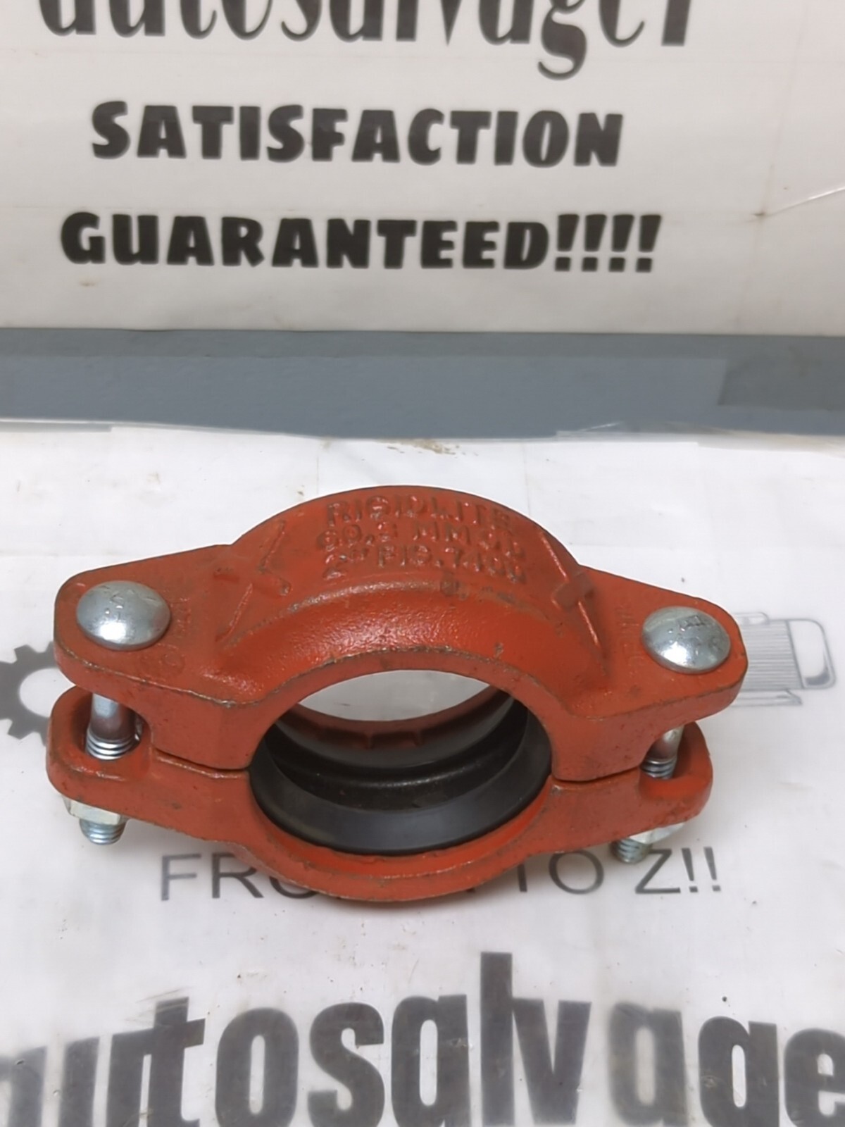 RIGIDLITE,FIG 7400,2 INCH PIPE COUPLING NOS