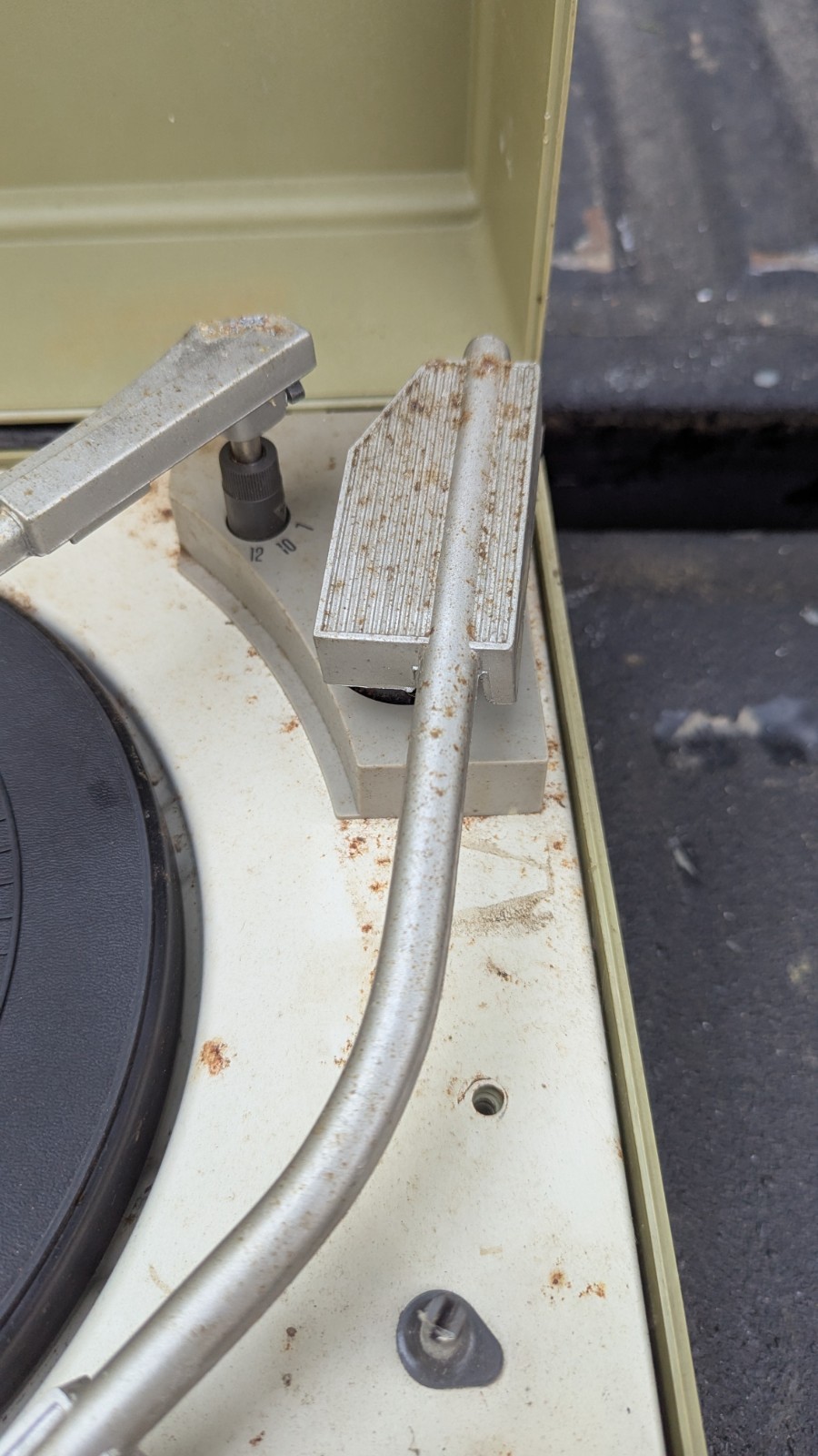 Vintage General Electric Portable Record Player Solid State Automatic Parts Repa