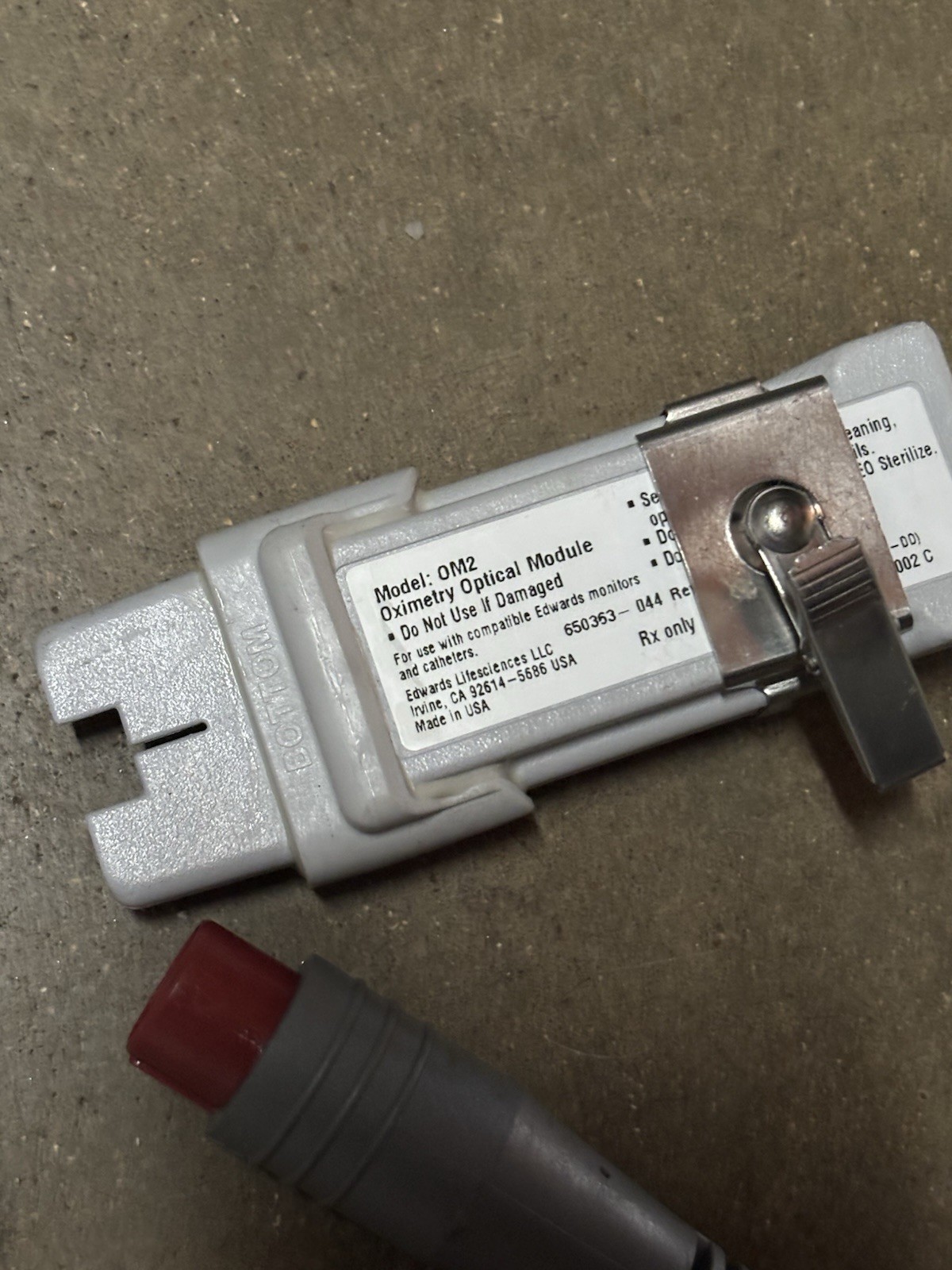 Edwards Lifesciences OM2 Oximetry Optical Module Cable UNTESTED