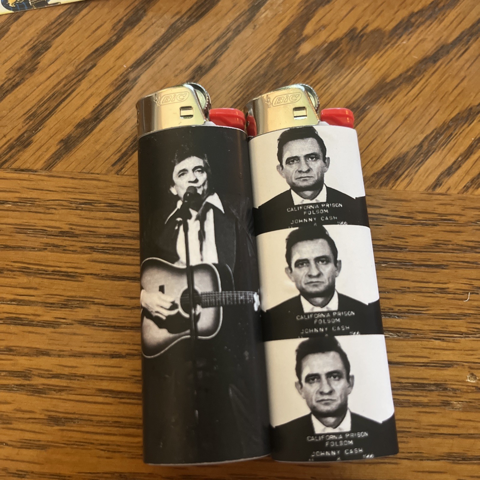 New 2 Custom Johnny Cash Mug Shot vintage Lighter classic