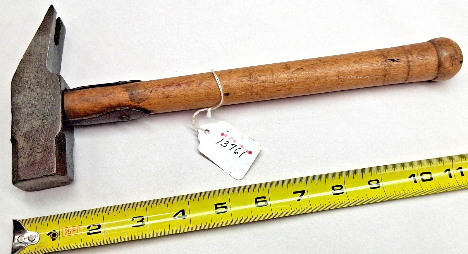 Hammer, Vintage European? Strapped Claw Hammer, unreadable maker name