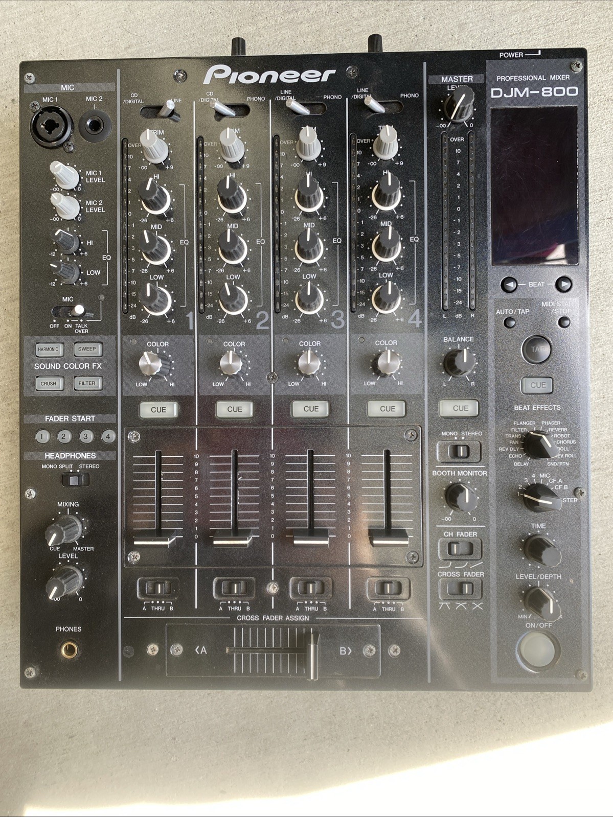 Pioneer DJM-800 4 Channel Professional DJ Mixer DJM 800 DJM800