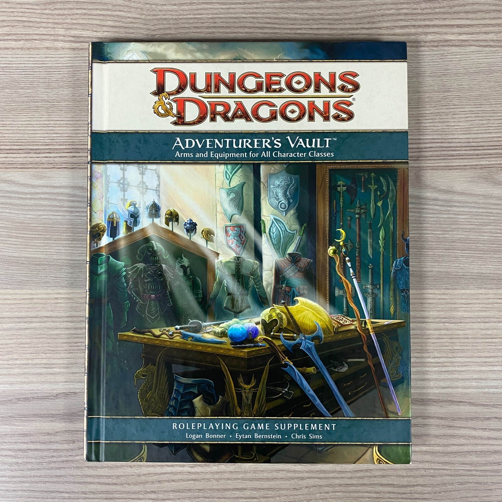 DUNGEONS & DRAGONS ADVENTURER'S VAULT ROLEPLAYING GAME SUPPLEMENT 4TH ED D&D