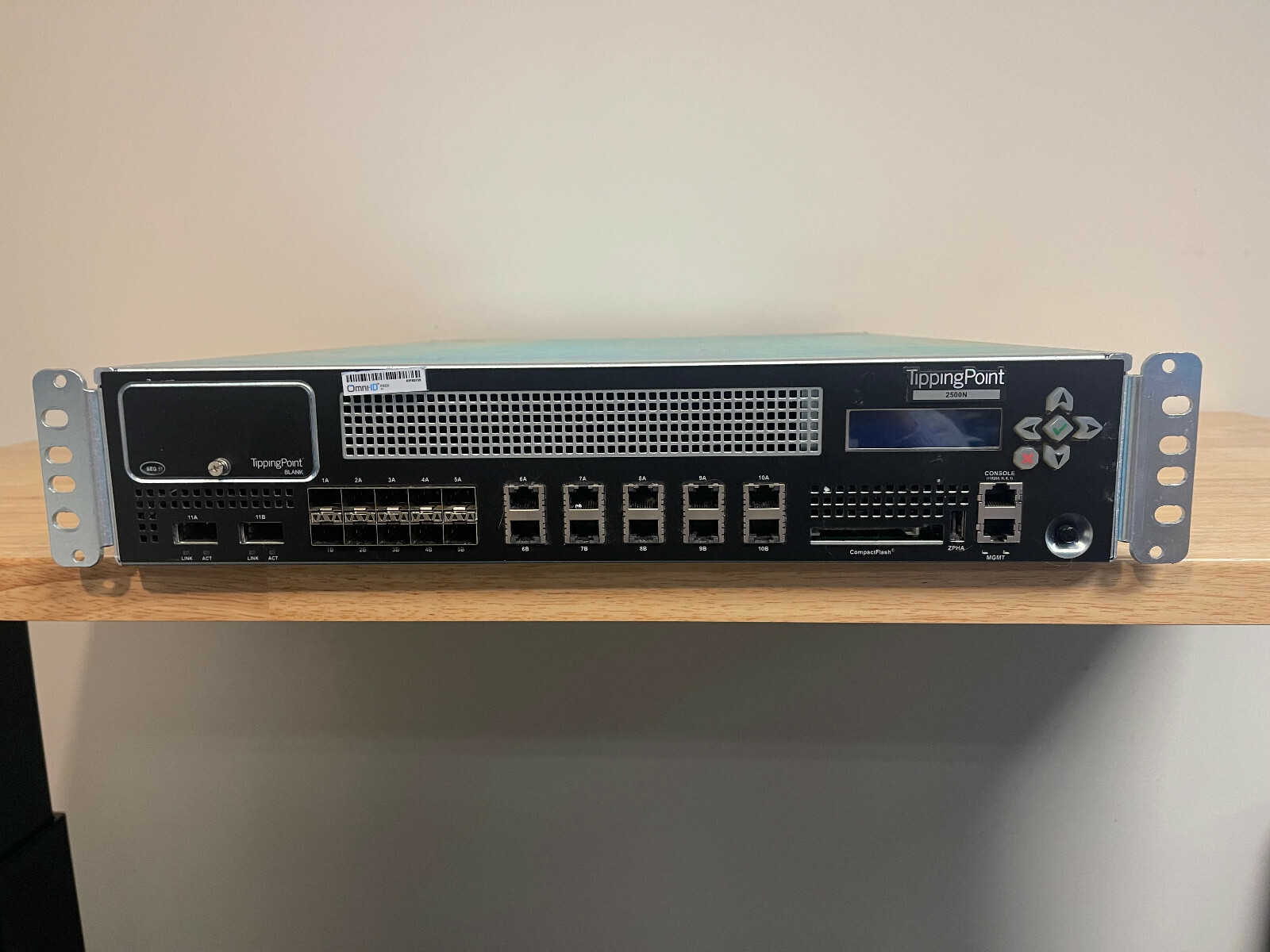 HP TippingPoint S2500N IPS Intrustion Prevention System 10x RJ45 10x SFP 2x XFP