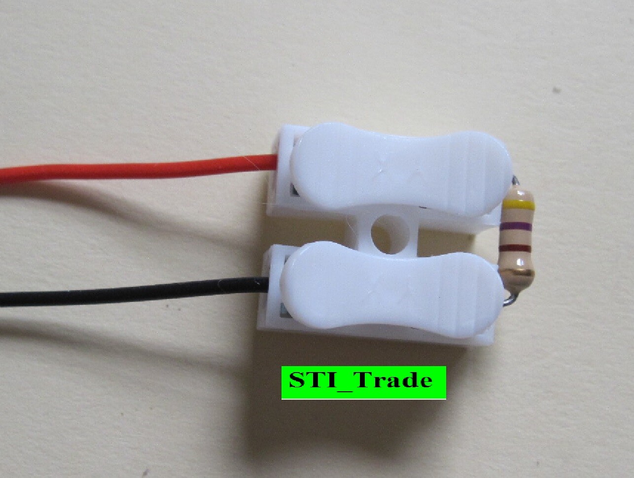470 Ohm Resistor + Connector to Power Bypassed or Secondary Alternator