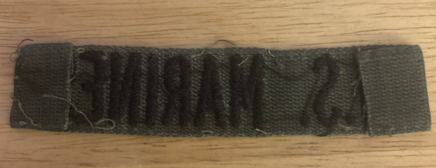 US Marines Name Tape U.S. Marines Badge