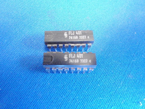 4x TTL IC MODULE 74160 No China Copies, Only Excellent Stamps 13417-105/108
