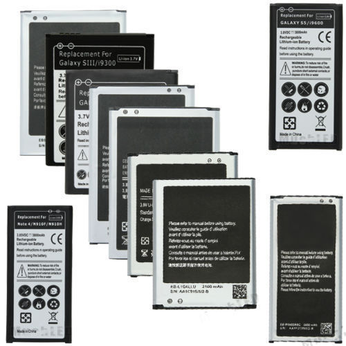 Replacement Battery For Samsung Galaxy S5 S6 S7 Note 3 4 5 Edge + New Battery