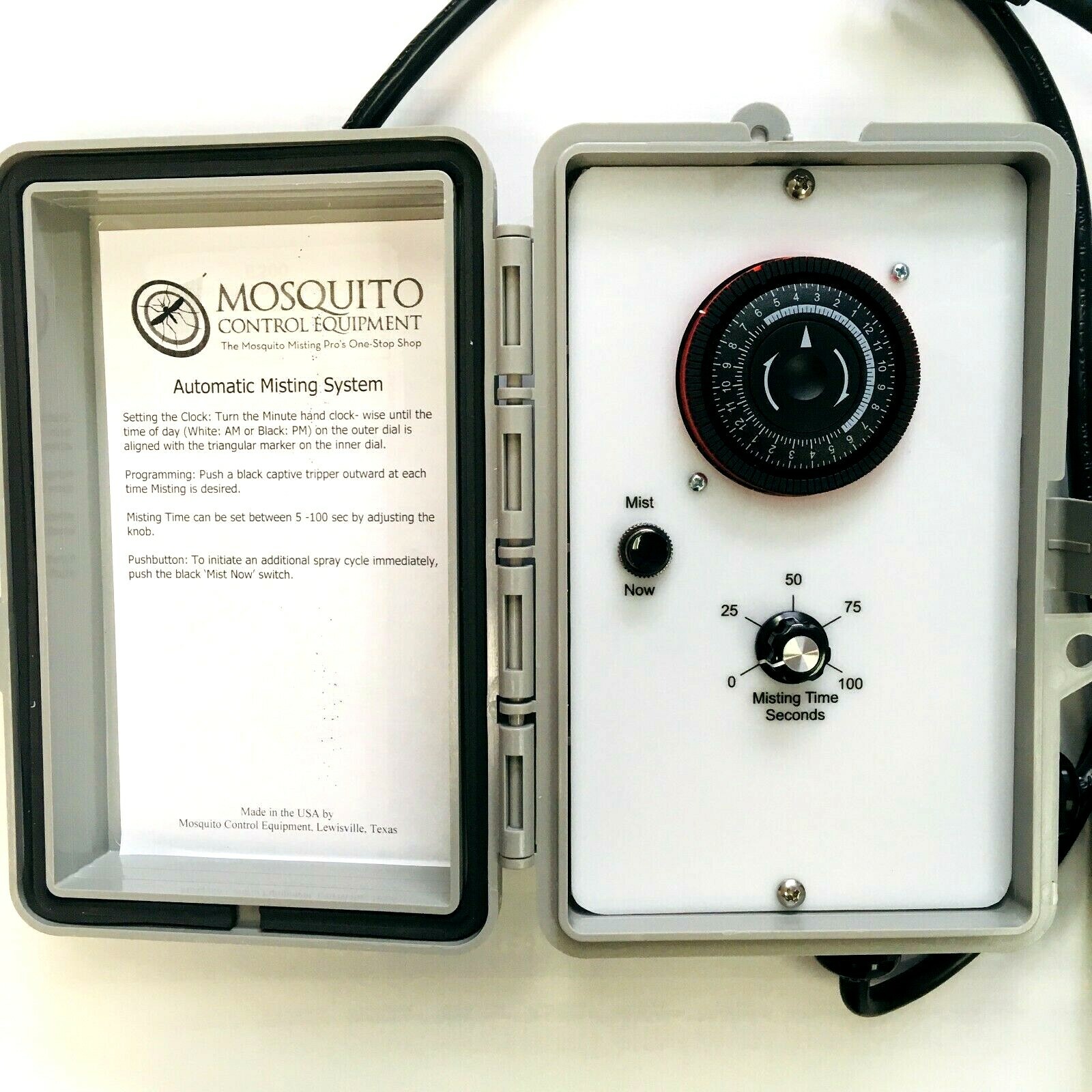 Replacement Mosquito Fly Spider Misting Control Box CB-S1-M