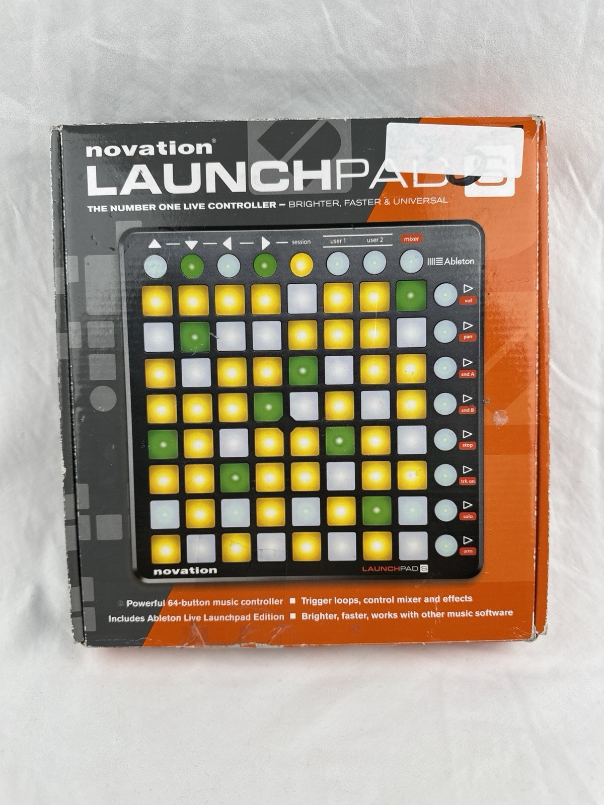 Novation Launchpad S USB MIDI Controller Ableton Live FL Studio w/ Box Cable