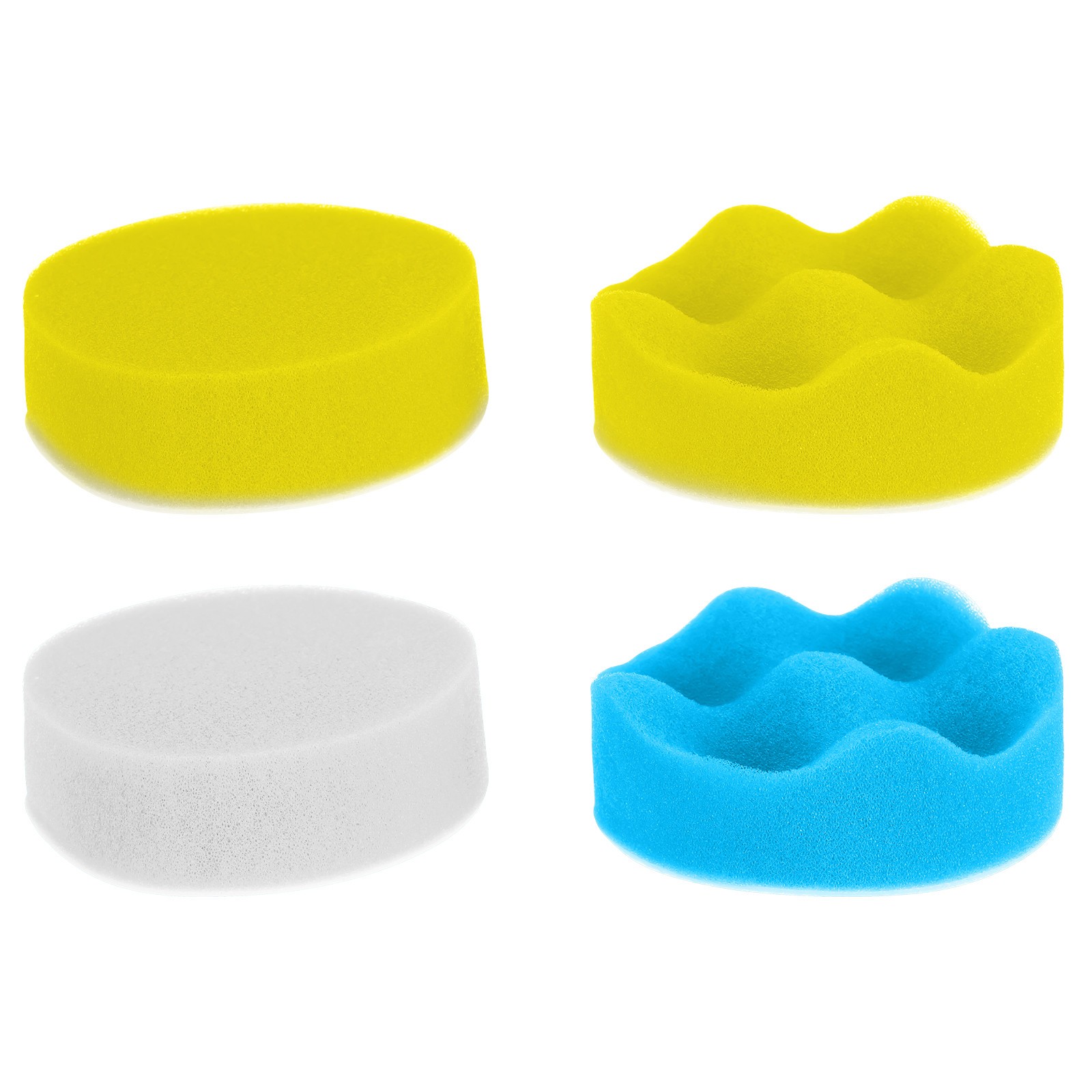 22 PCS 3 Inch Polishing Waxing Pad Sponge Buff Buffing Kit Set For Car Polisher