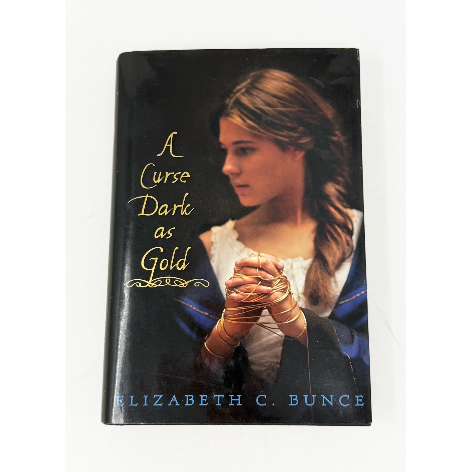 A Curse Dark as Gold Elizabeth C Bunce 1st Edition 2008 HC DJ Rumpelstiltskin