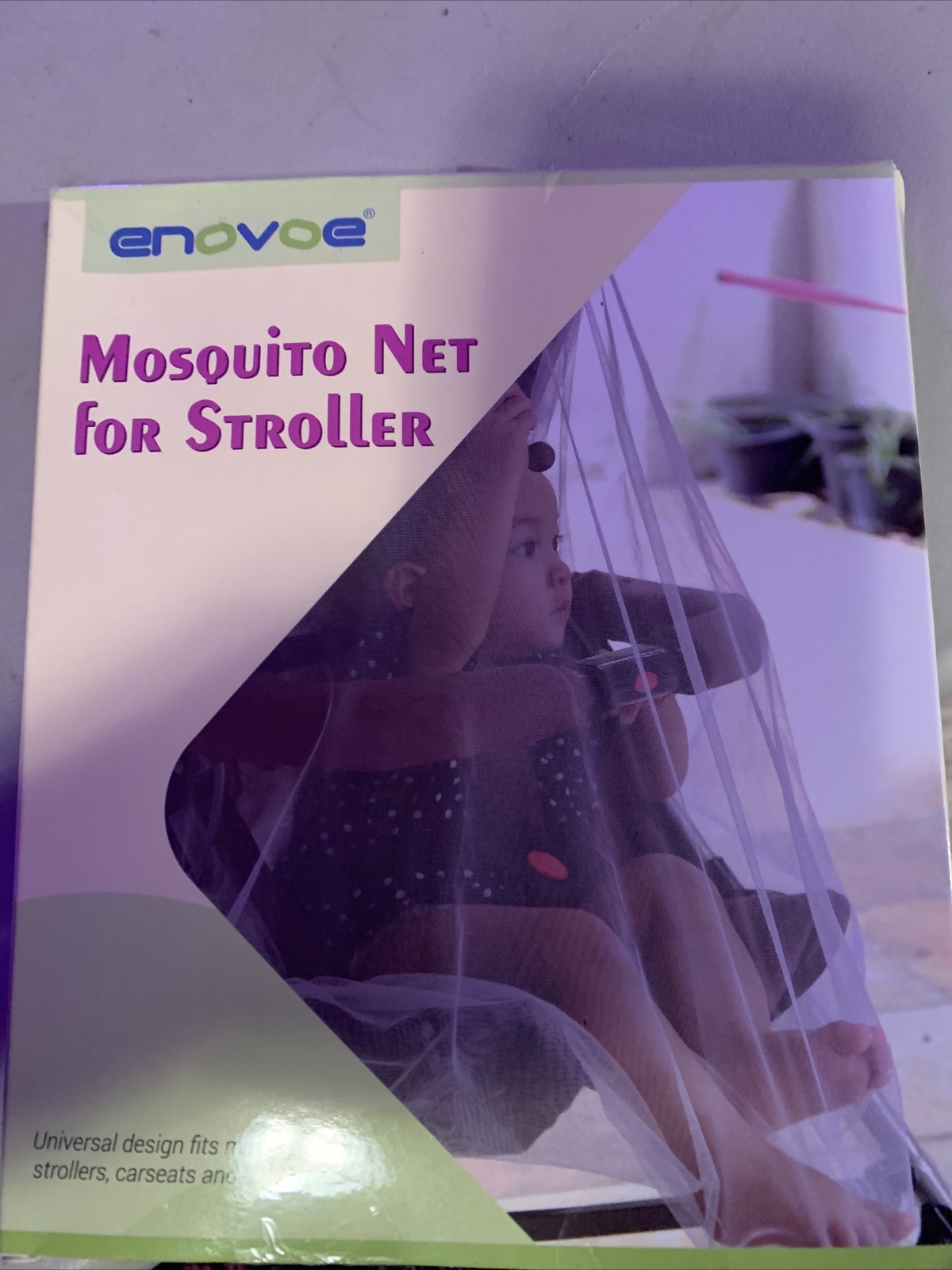 Enovoe Baby Mosquito Net for Stroller - Durable Stroller Mosquito Net - Perfect