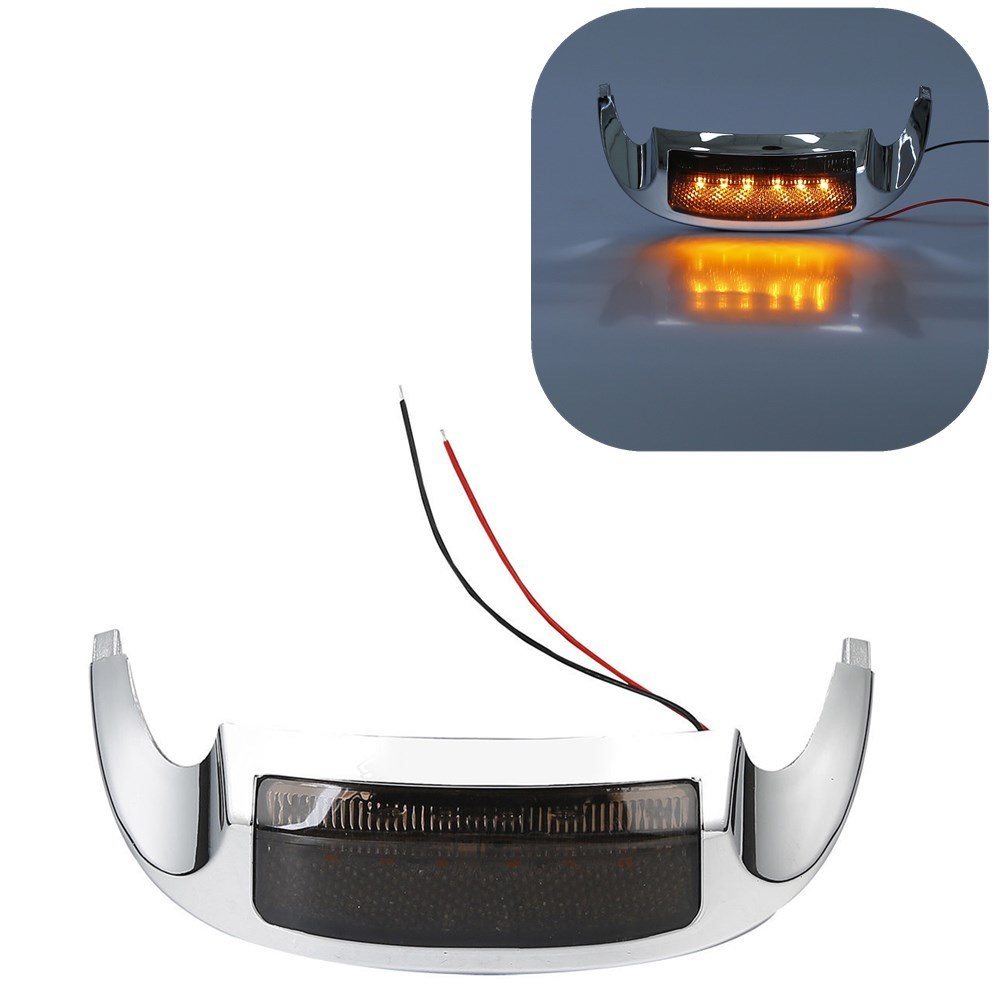 LED Front Fender Tip Light Fit For Harley Electra Glide Ultra Classic FLHTCU/I
