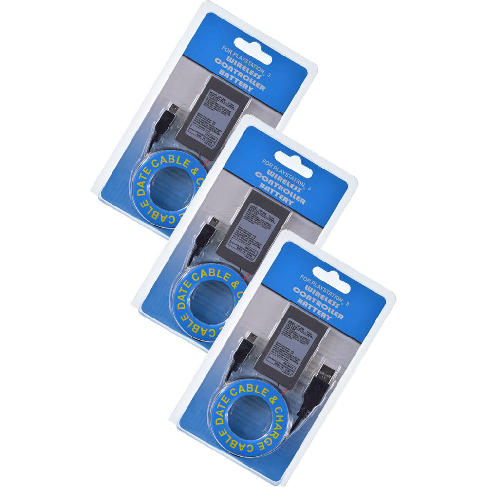 Rechargeable Battery Pack for Sony PS3 Wireless Controller Playstation 3 Gamepad