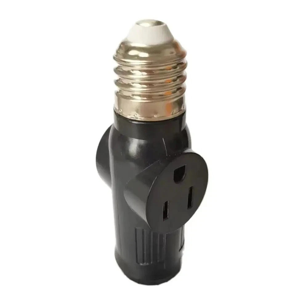 E26 Light Socket to Plug Adapter 2/3 Prong Light Bulb Outlet Socket Adapter