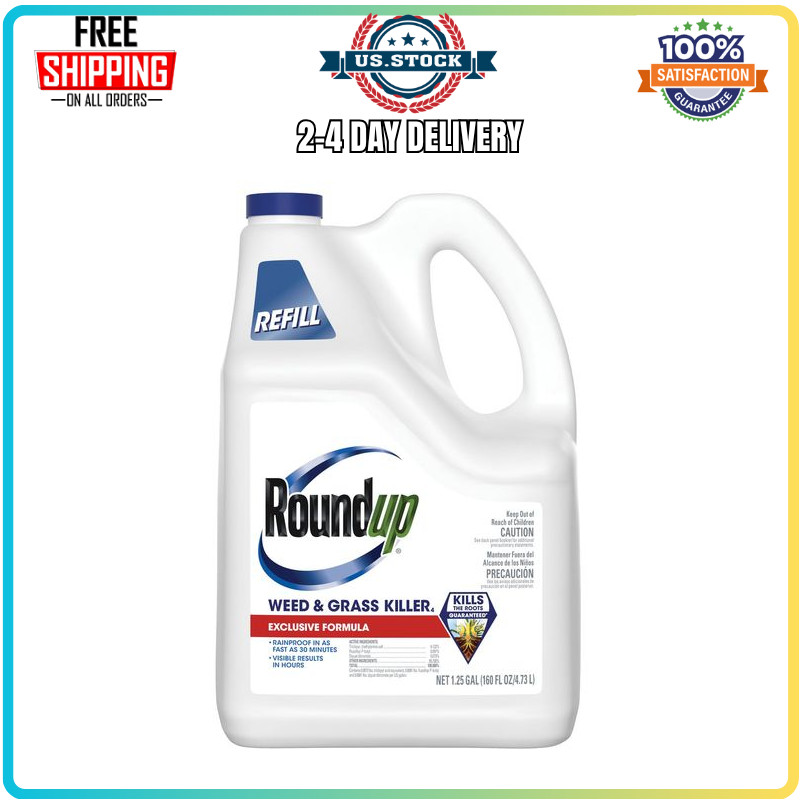 Roundup Weed & Grass Killer 4 Refill 1.25 Gal Weed Control