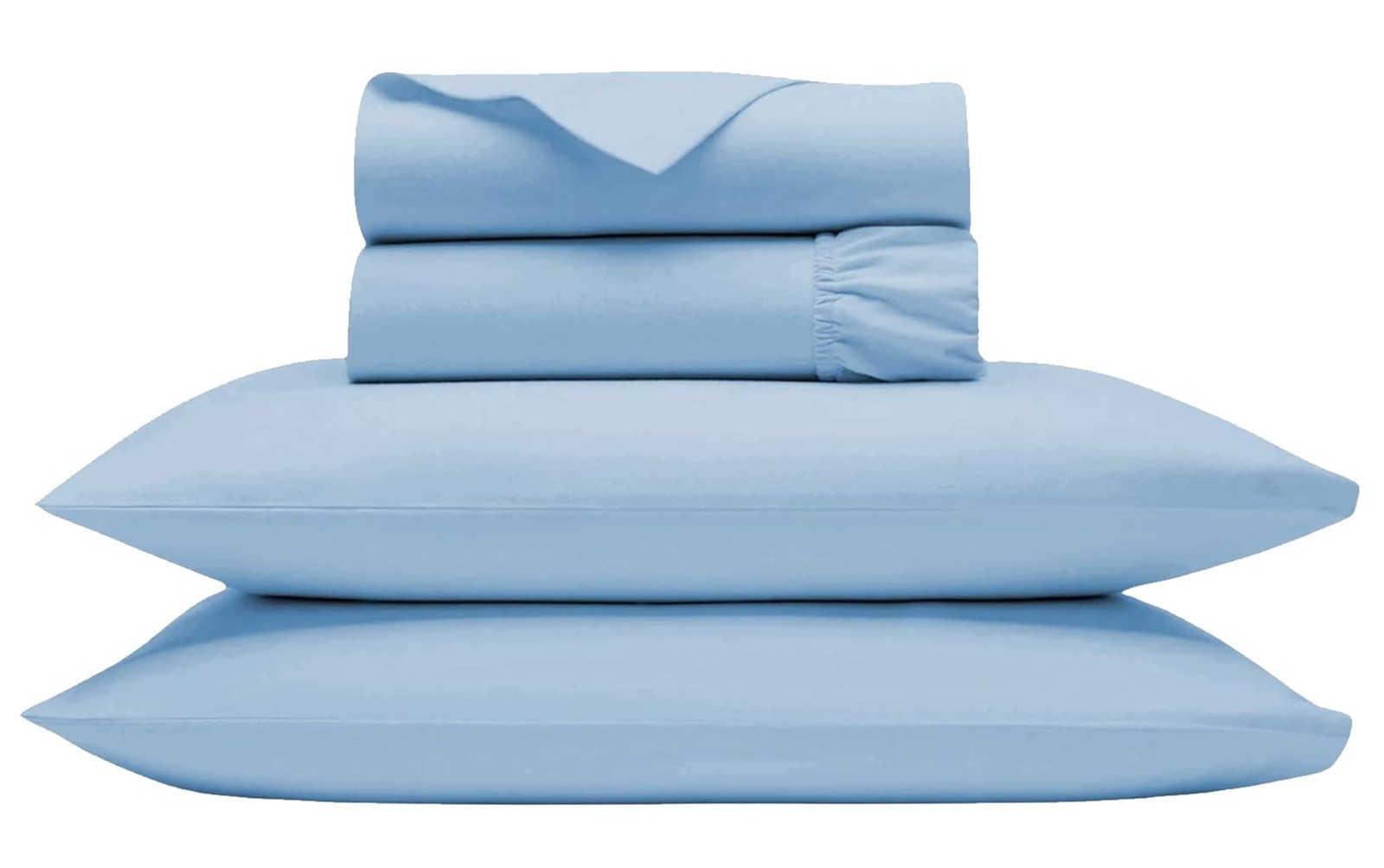 King Sheets Set - 100% Egyptian Cotton 1000 Series Luxury Sky Blue
