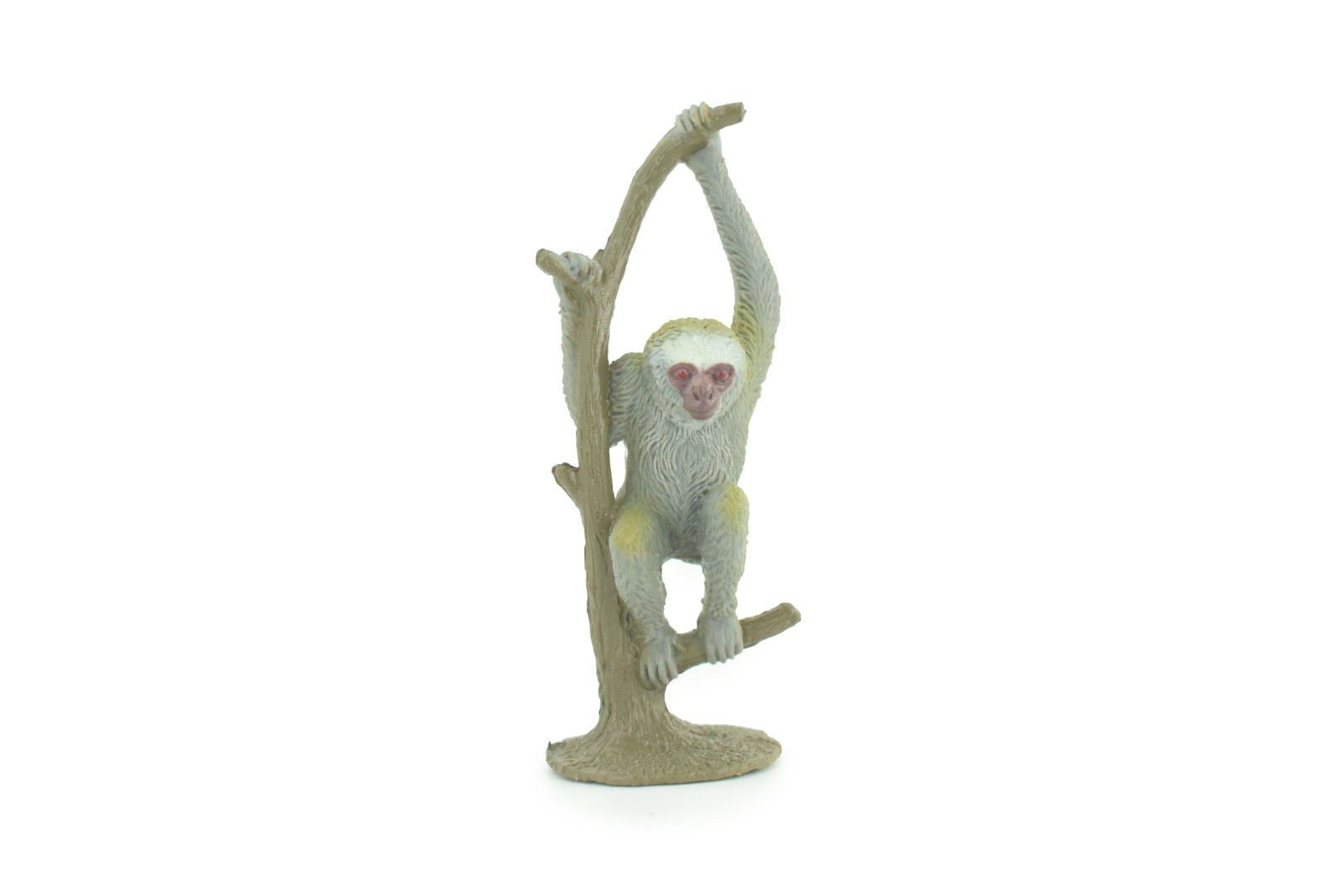 White-cheeked Gibbon, Monkey Toy, Rubber, Model, 2 3/4 Inches Tall F1781 B122