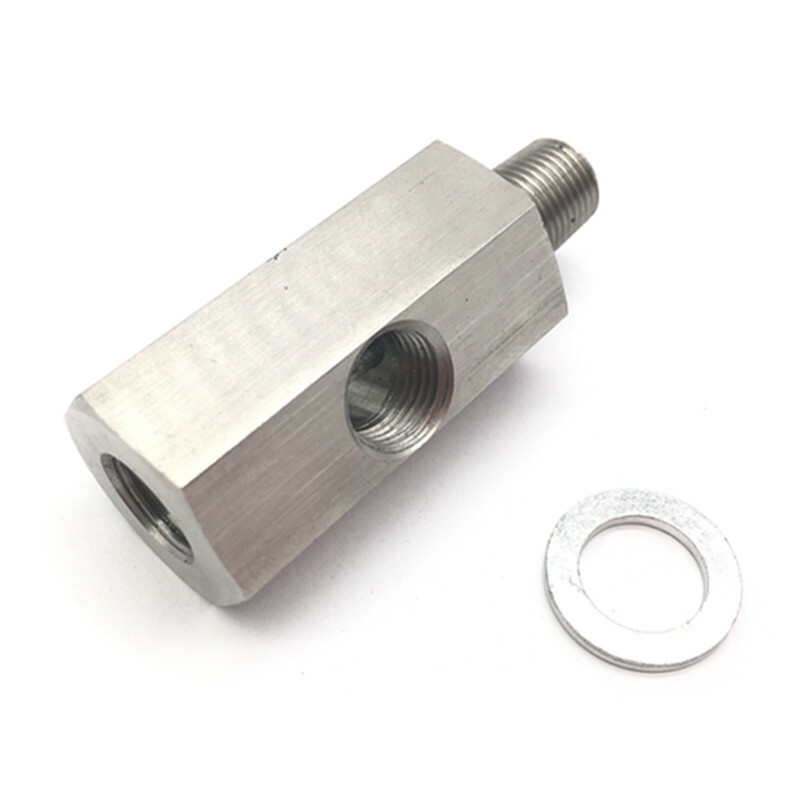 Oil Pressure Sensor Gauge Meter Two 1/8" NPT Female M10 10X1.0 Male For Honda