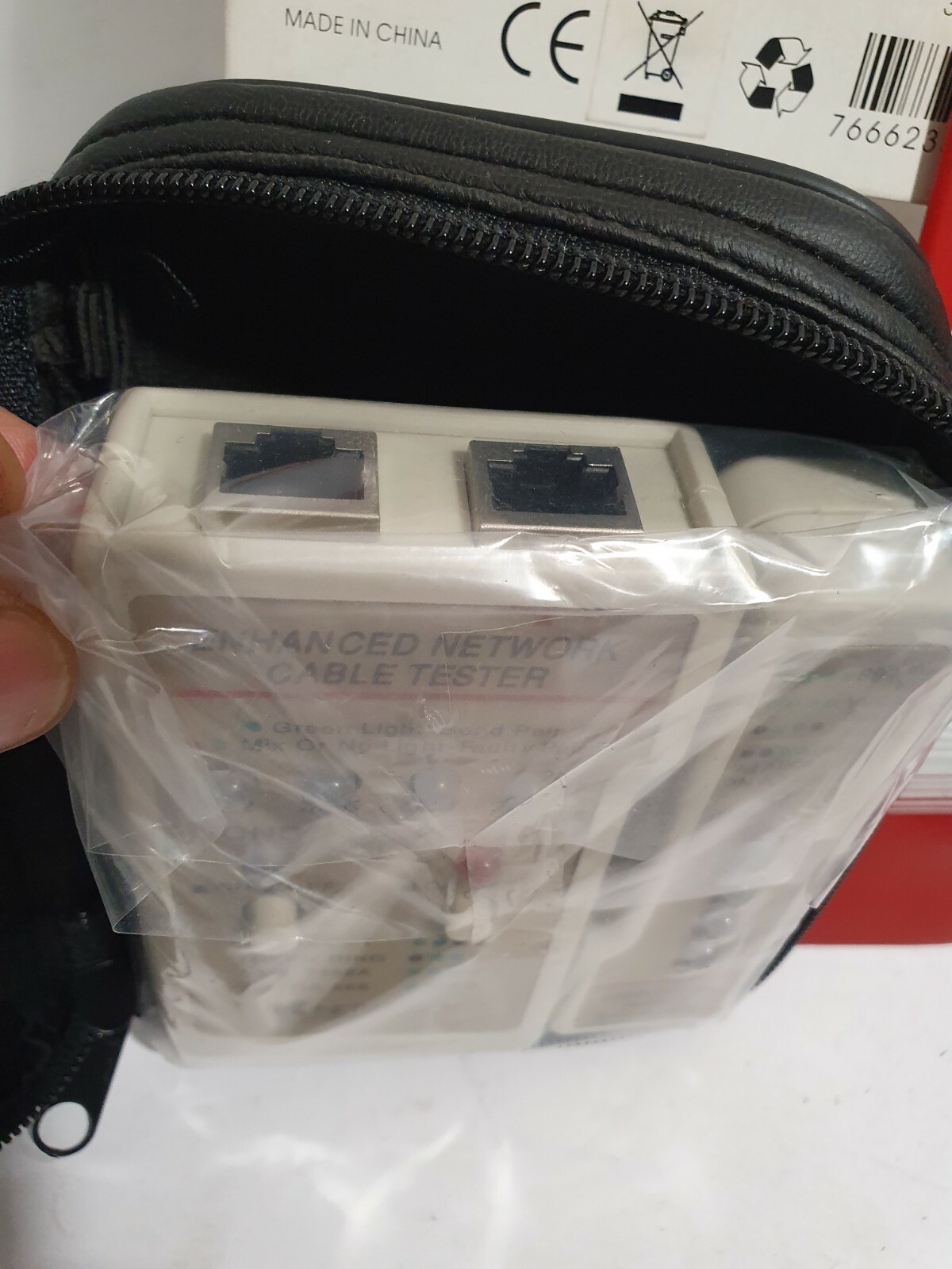 IC NETWORKS cable tester 350136 di rete rj45 stp coaxial modular cables network