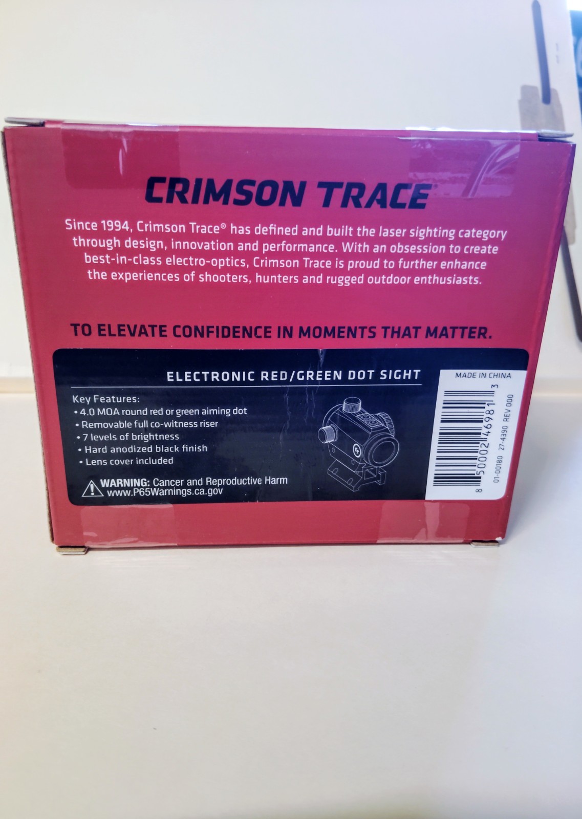 Crimson Trace Electronic Red/ Green Dot Sight