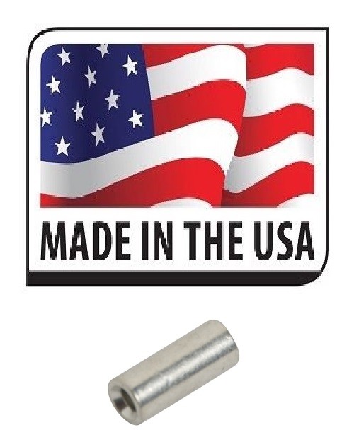 (50) 12-10 AWG NON-INSULATED PARALLEL SEAMLESS BUTT WIRE CONNECTOR MADE IN USA