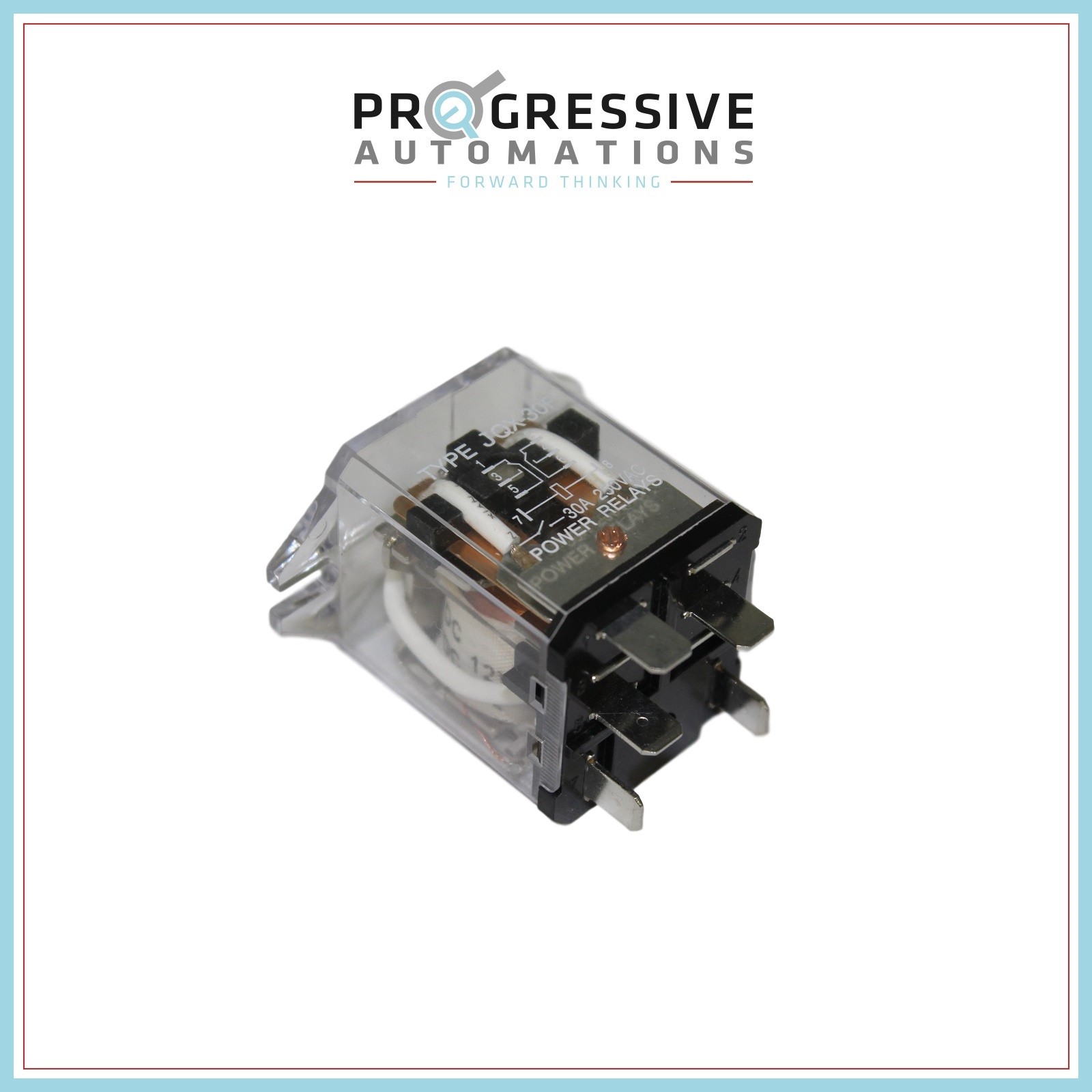 Relay - SPDT - 24 VDC - 30A -  Progressive Automations