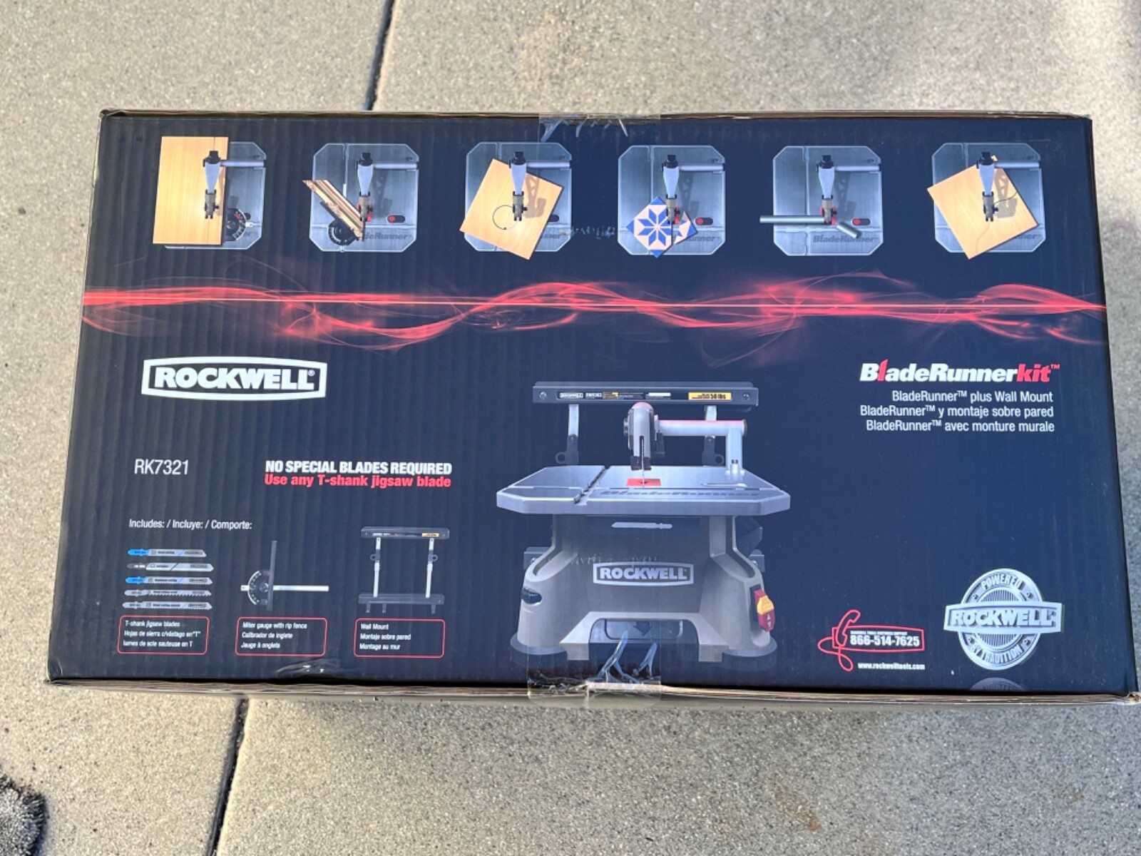 ROCKWEWLL BLADERUNNER WITH WALL MOUNT and 2 ACCESSORIES