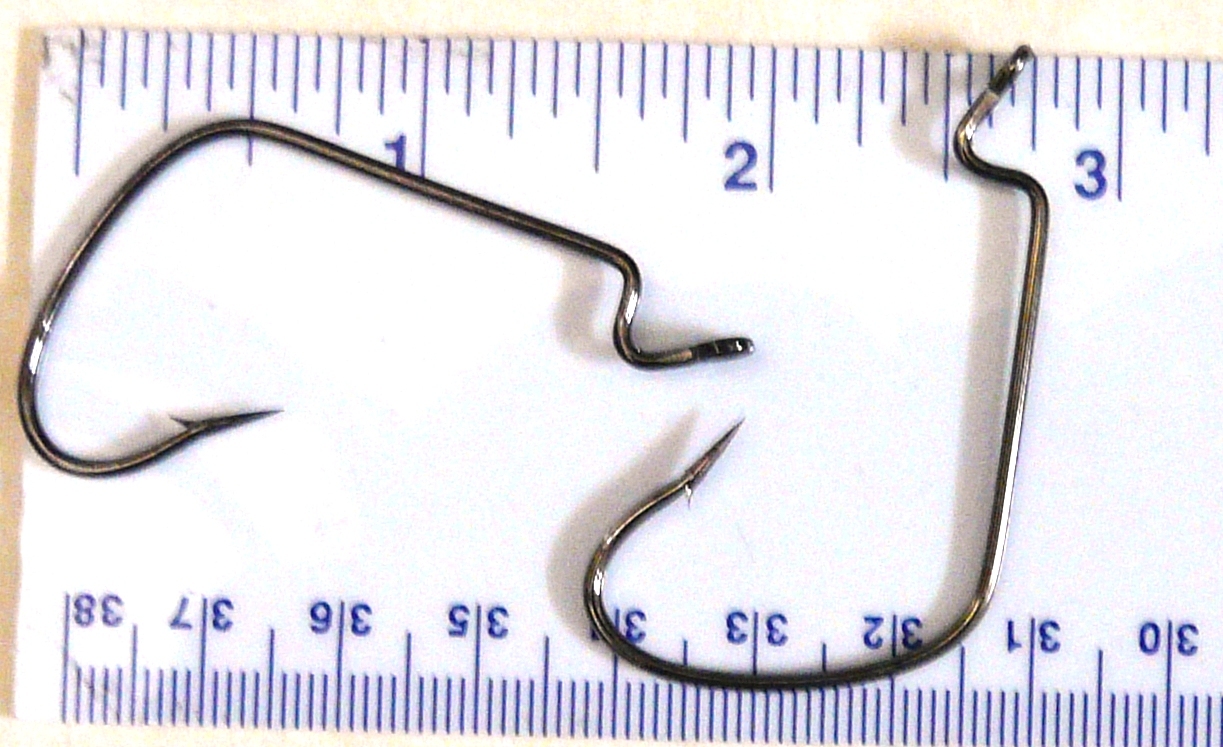 50 Matzuo 104010 104012 Wide Gap Worm Fish Fishing Hooks size 5/0