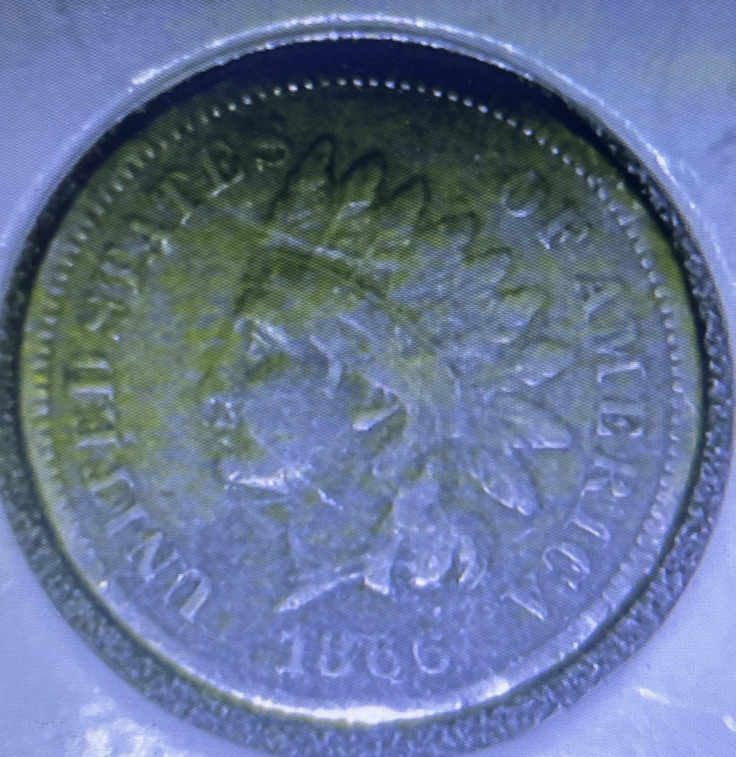 1866 Indian Head Cent 1c XF