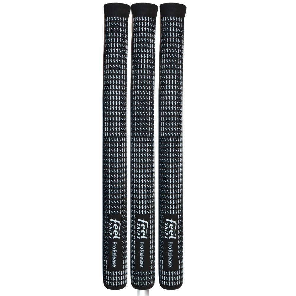 FEEL GRIPS GEN1 ORIGINAL REVERSE TAPER GOLF GRIPS X 3  - USA SHIPPING INCL DUTY