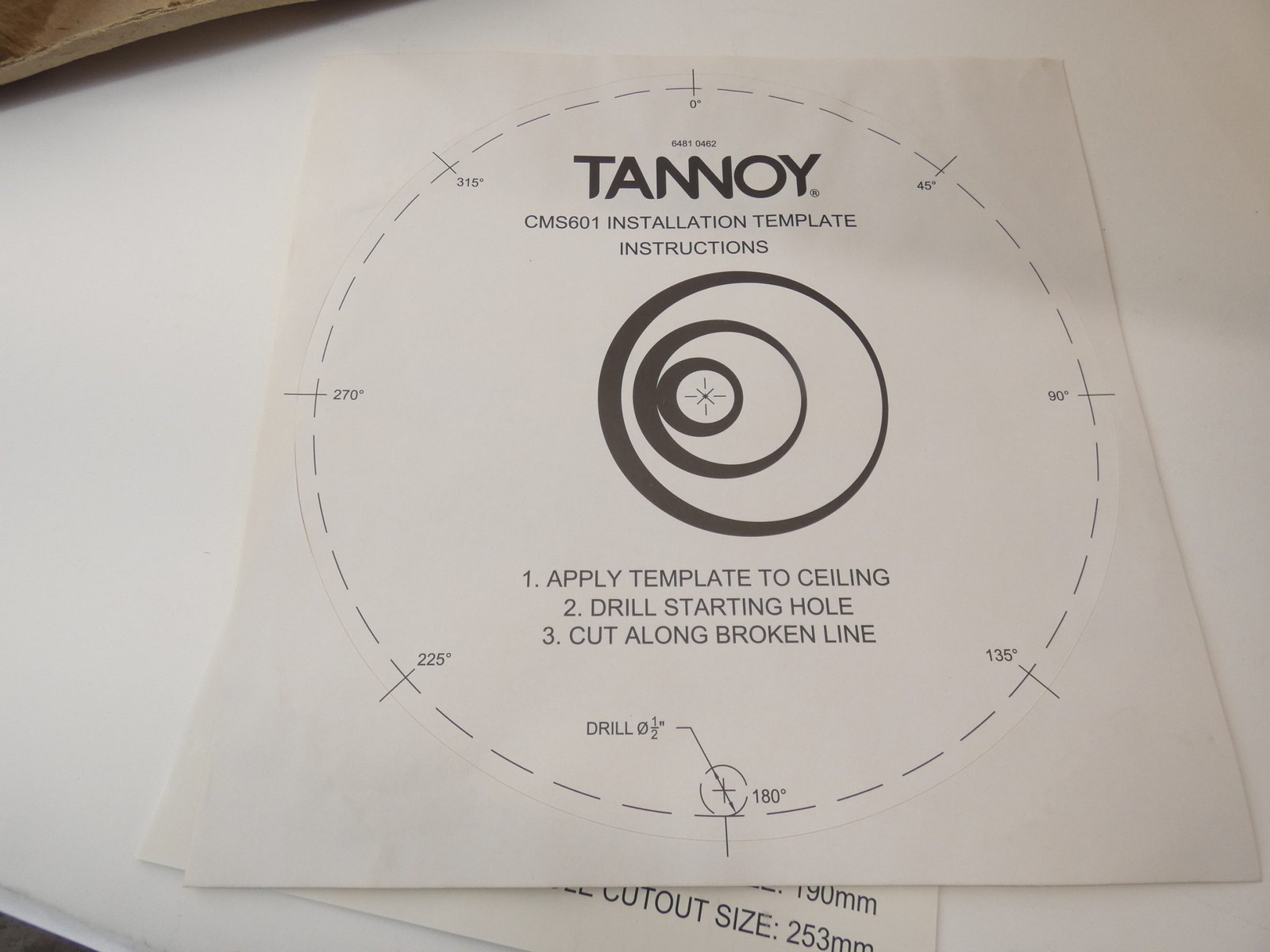 Tannoy Ceiling Speaker CMS601 PI CAN Housing Back Can - NEW Surplus!