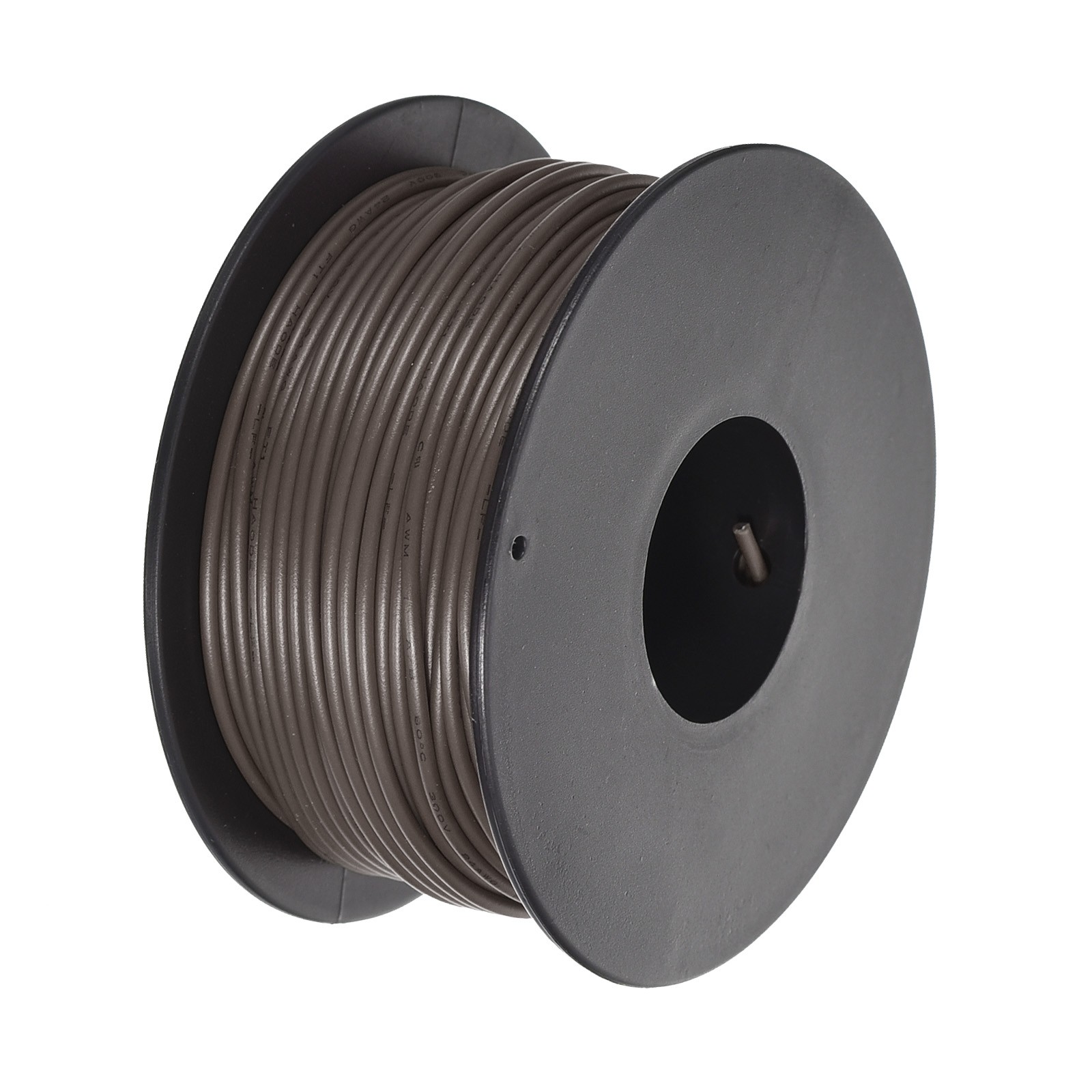 24AWG Stranded Wire PVC Hookup 30M/100ft Brown, Electrical Wire UL1007 Spool