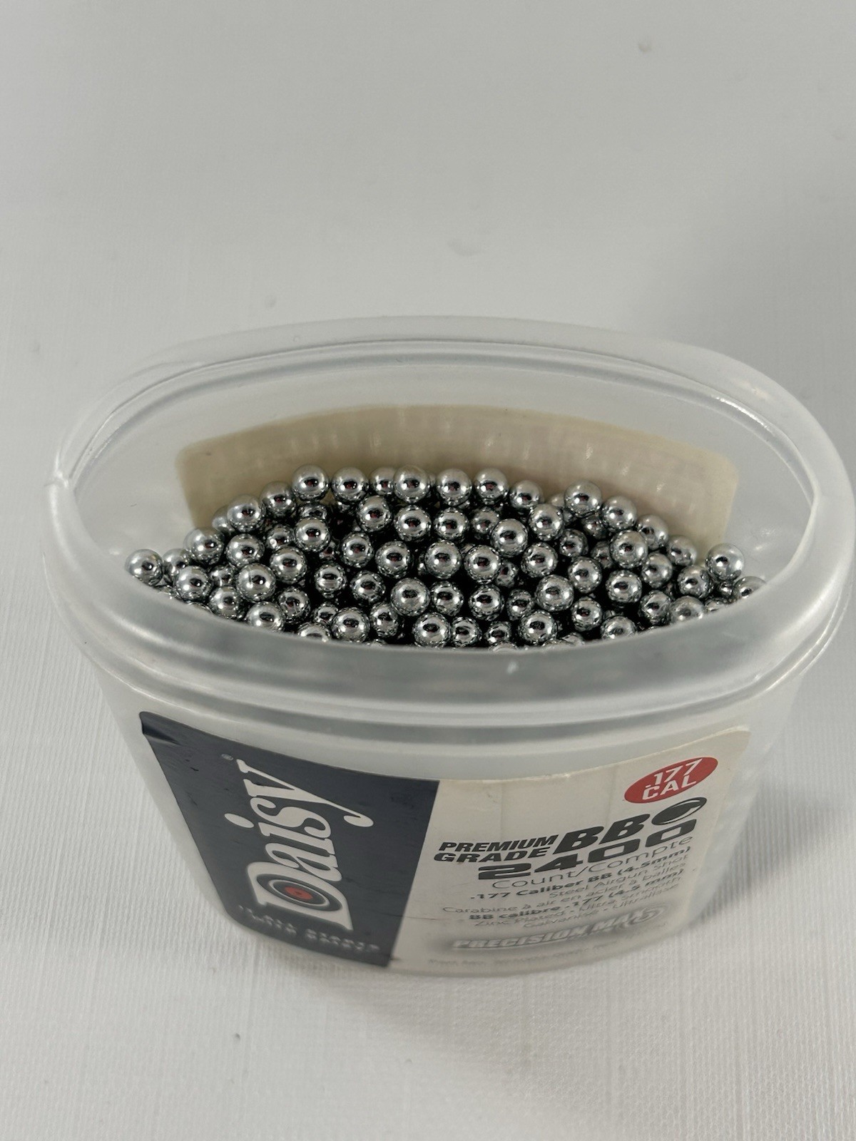 DAISY Premium Grade Precision Max .177 Caliber BBs (4.5mm) Open 90+% Full