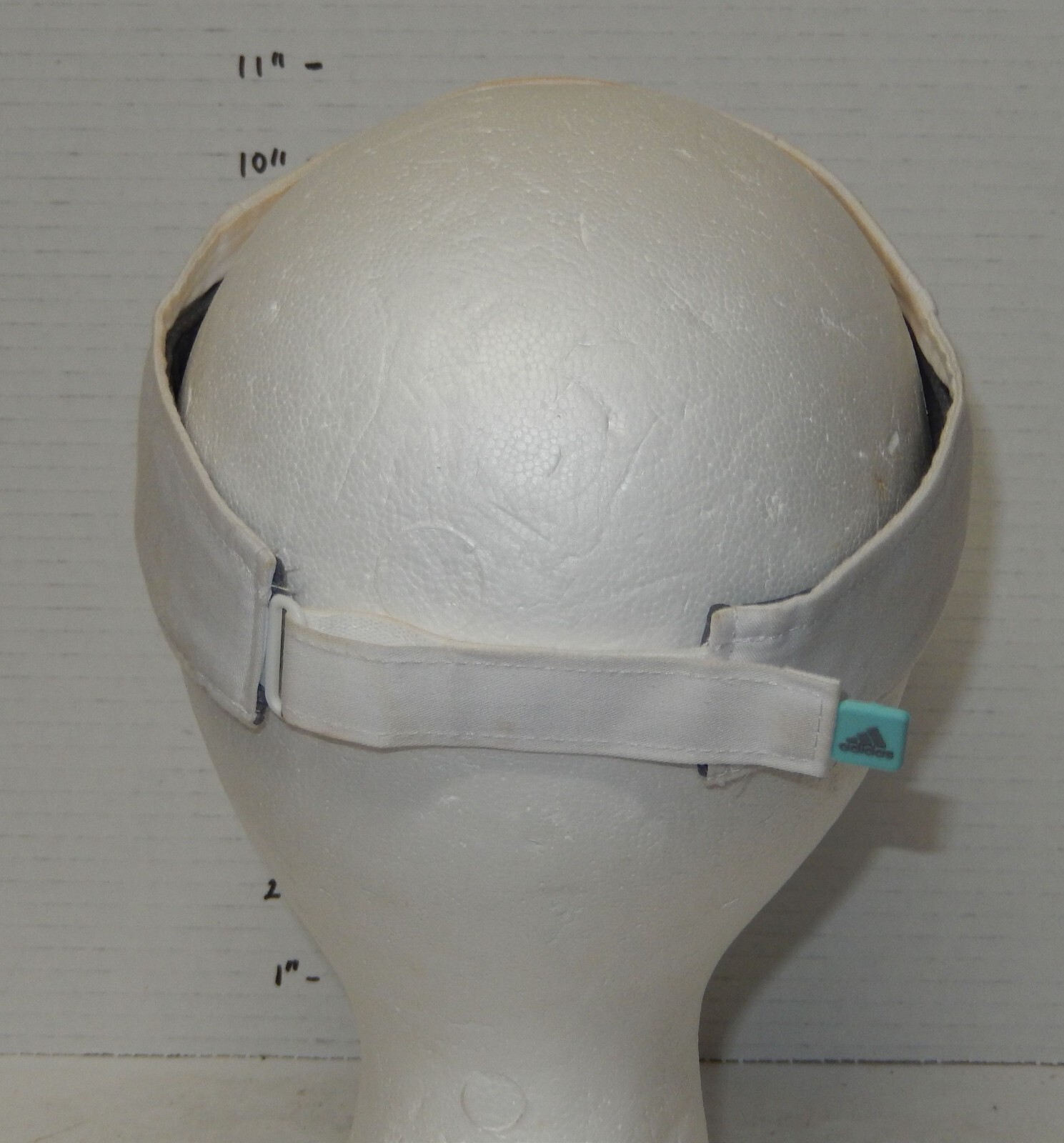 Adidas Golf Visor Hat Cap White Blue