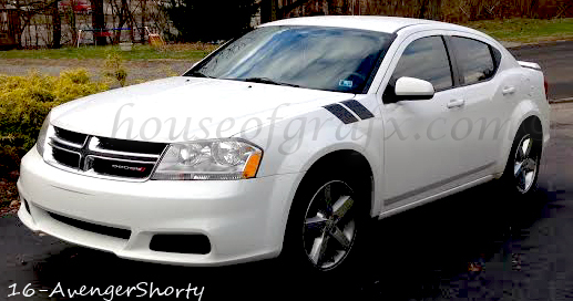 Fender Stripes Graphics Hash stripe decals fit any 2008-2013 Dodge Avenger
