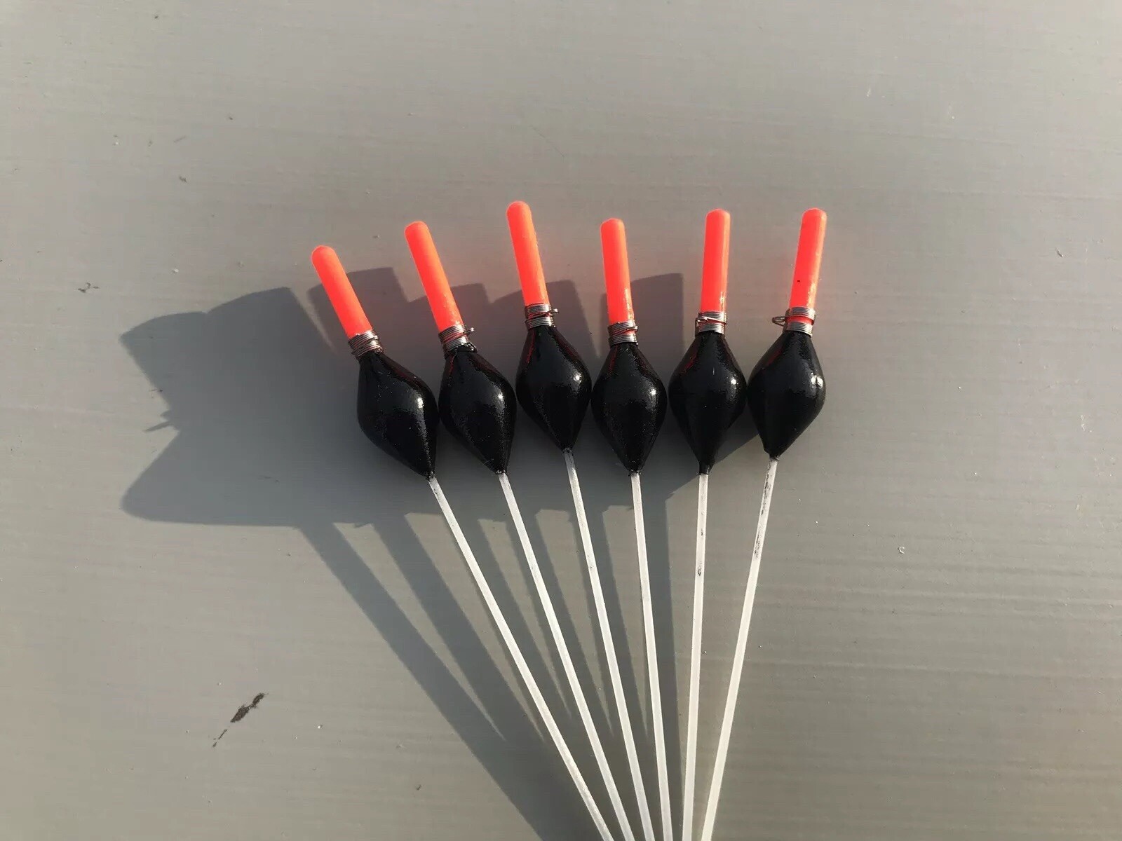 6 X Diamond Margin Foam Body Pole Floats 0.4g  Strong  3mm  - Bristle