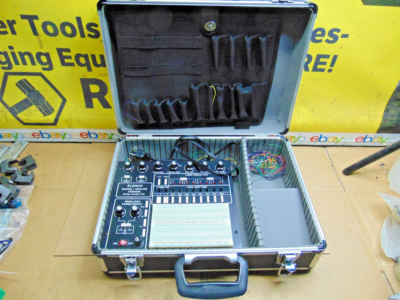 Elenco Electronics XK-700 Digital/Analog Trainer Electrician Training Tool Box